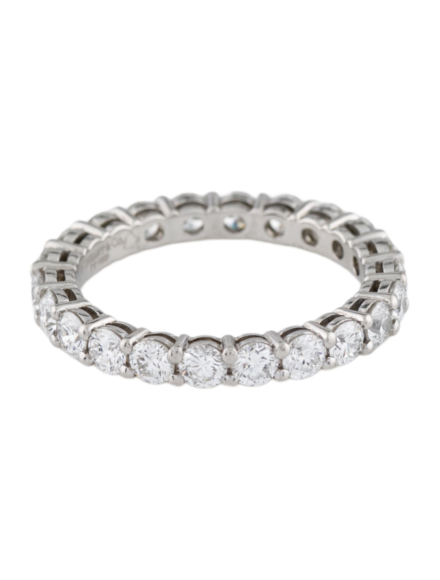 Tiffany & Co. Platinum 1.80ctw Diamond Forever Eternity Band