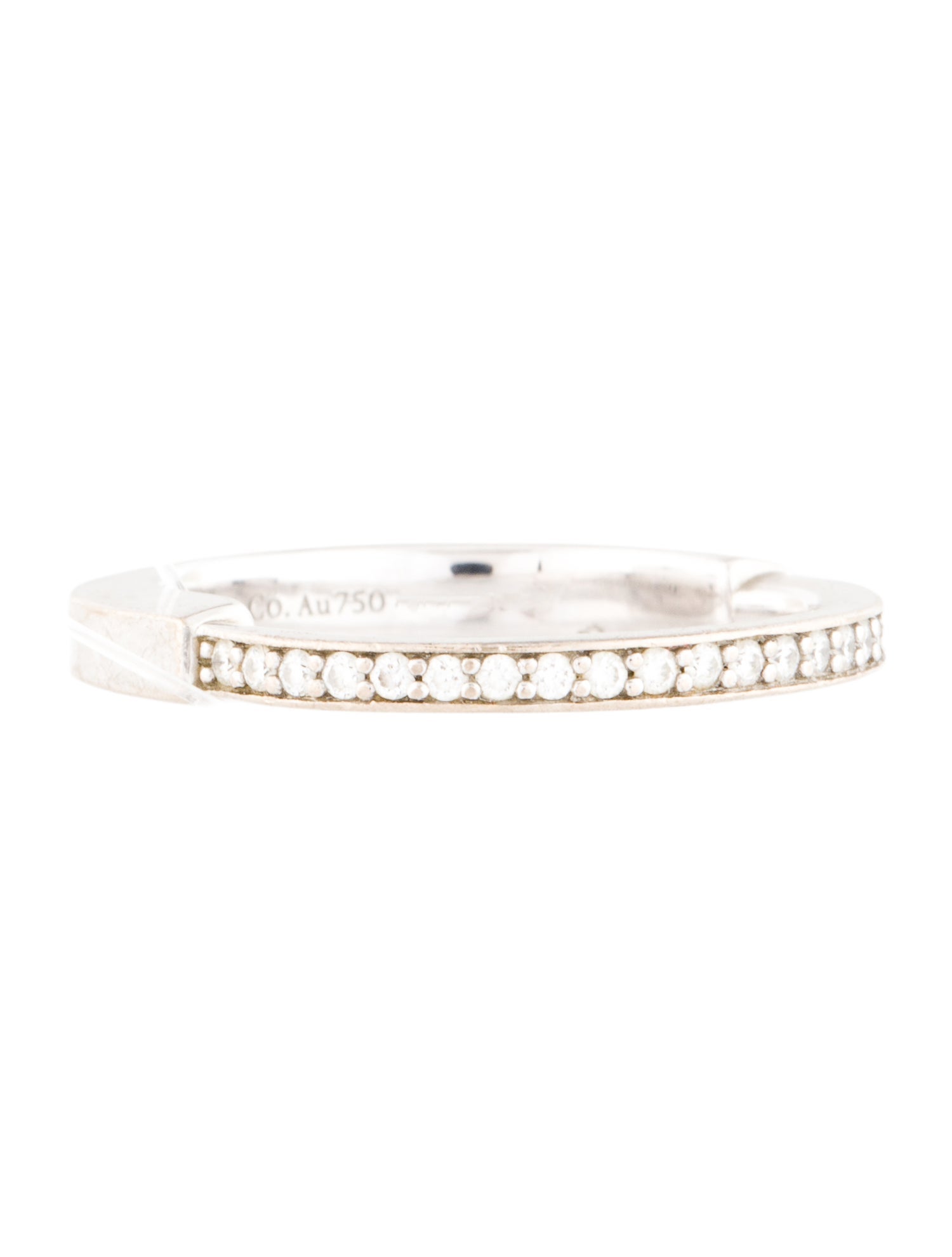 Tiffany & Co. 18K Diamond Lock Band