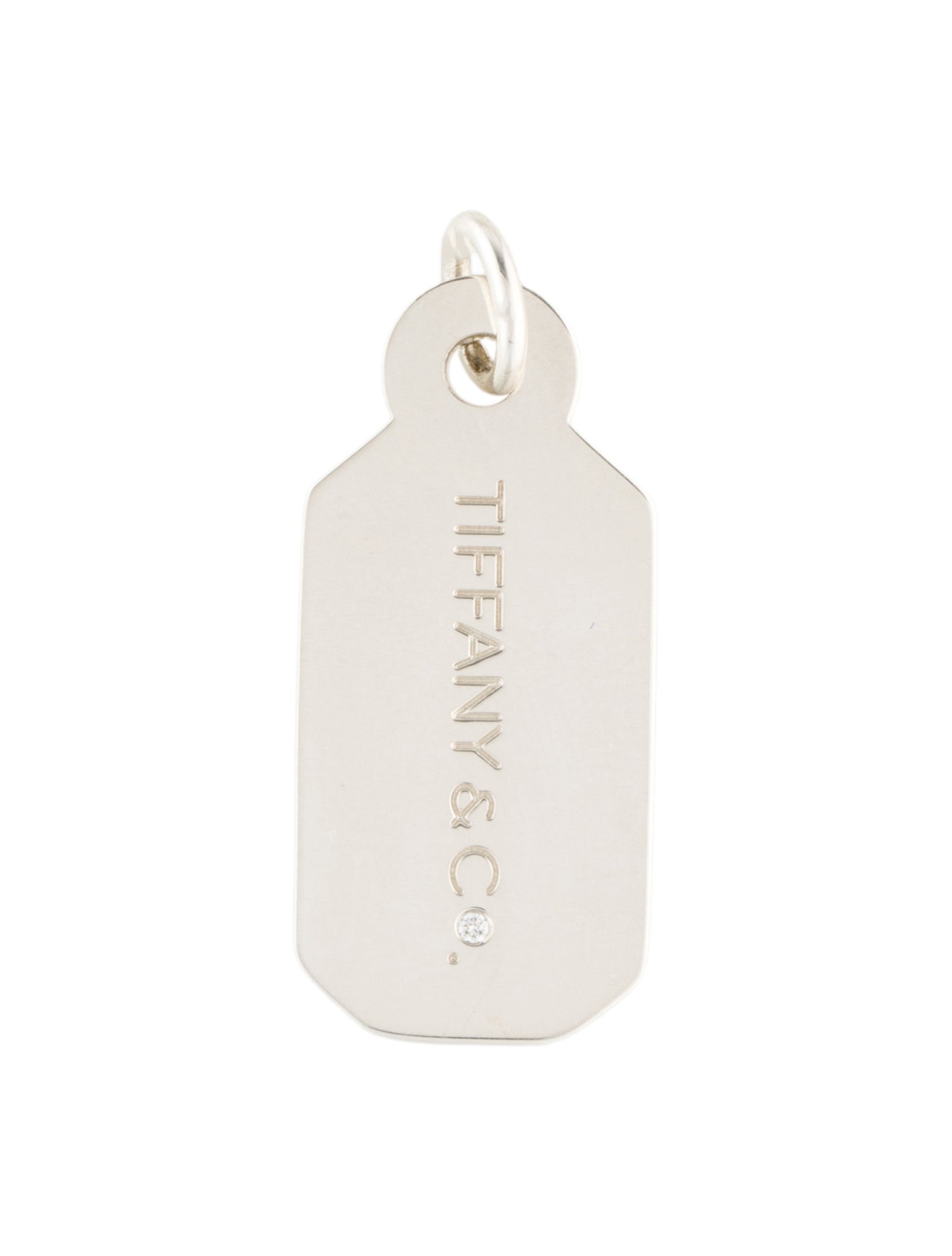 Tiffany & Co. Diamond Price Tag Charm