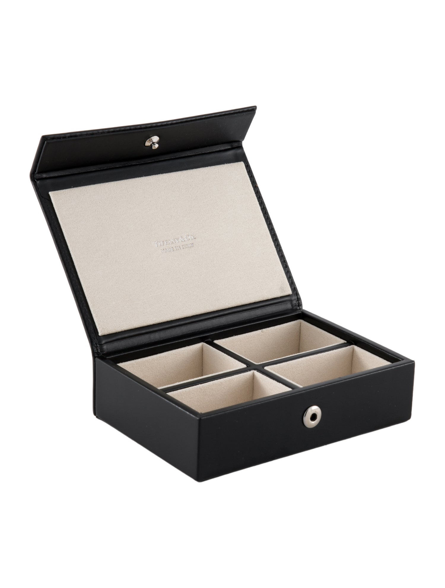 Tiffany & Co. Leather Travel Jewelry Box