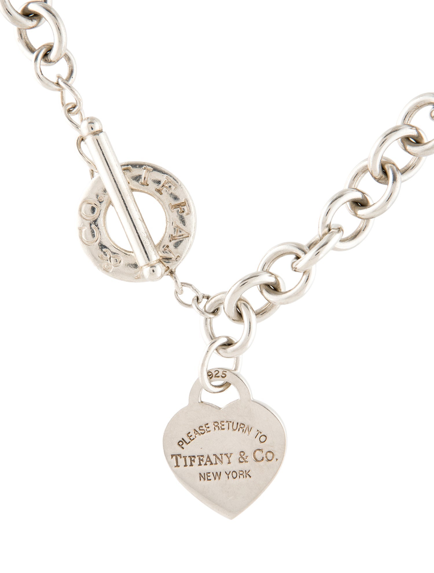 Tiffany & Co. Heart Tag Toggle Pendant Necklace