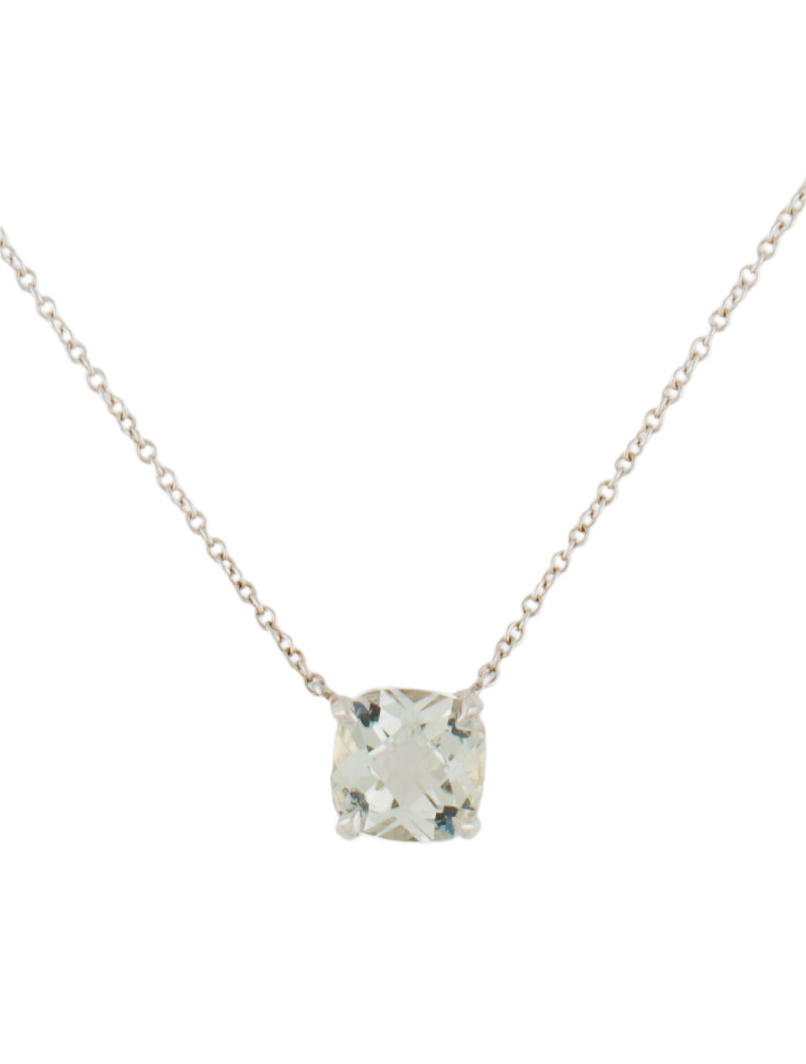 Tiffany & Co. Prasiolite Sparklers Pendant Necklace