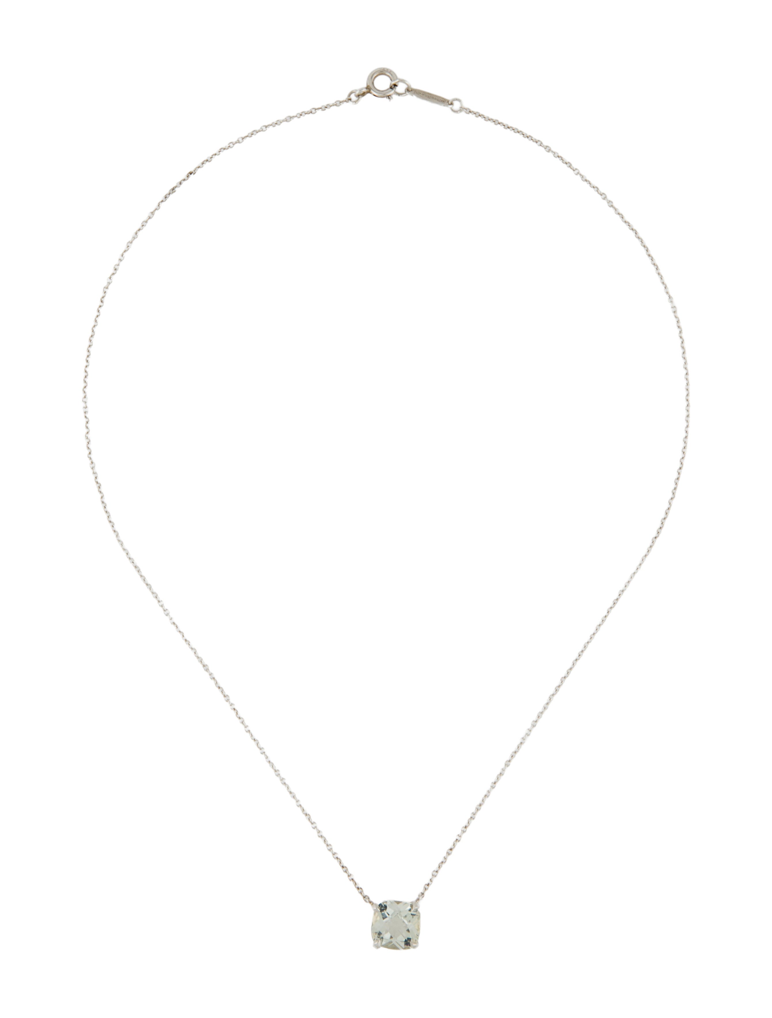 Tiffany & Co. Prasiolite Sparklers Pendant Necklace