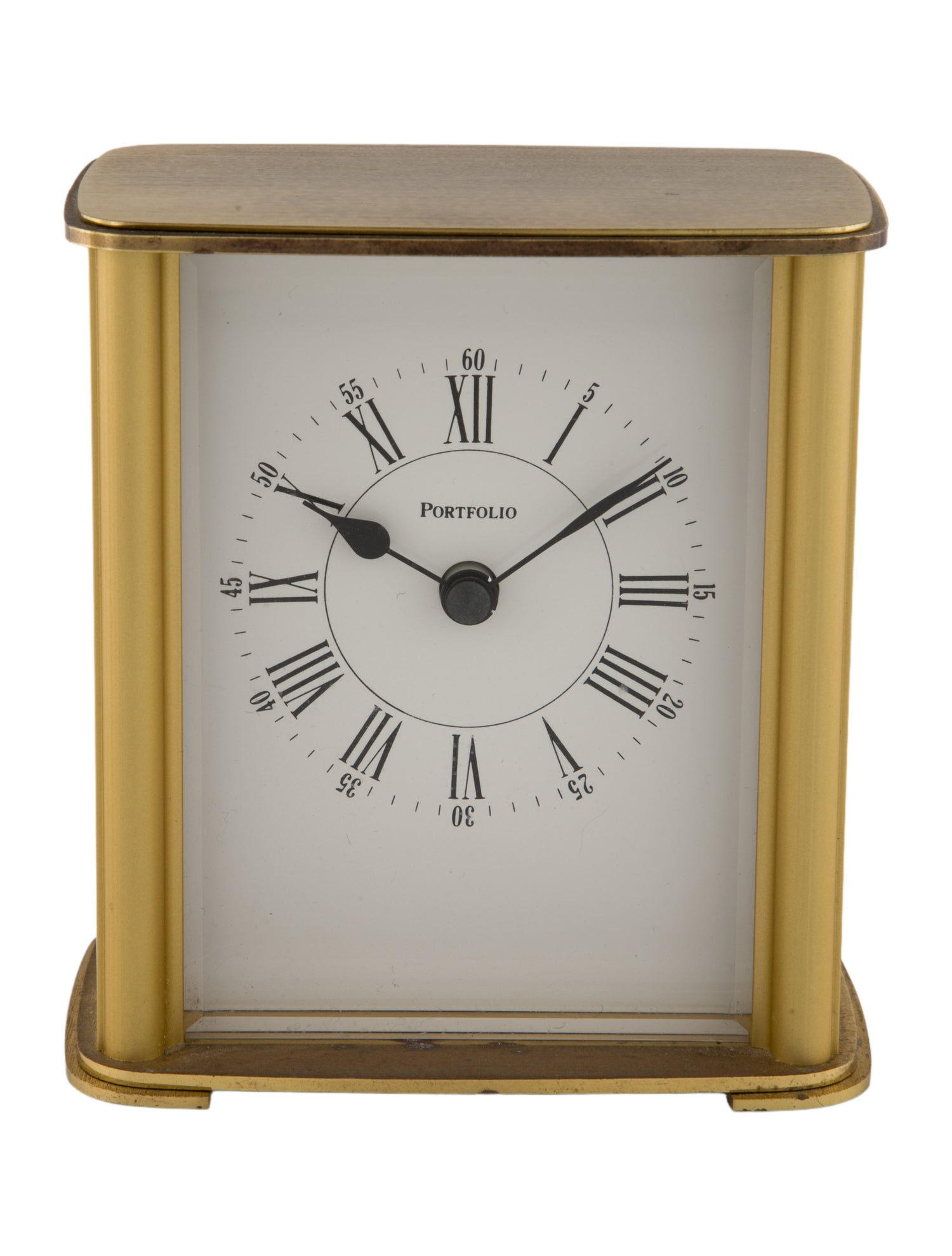 Tiffany & Co. Tiffany & Co. Brass Desk Clock