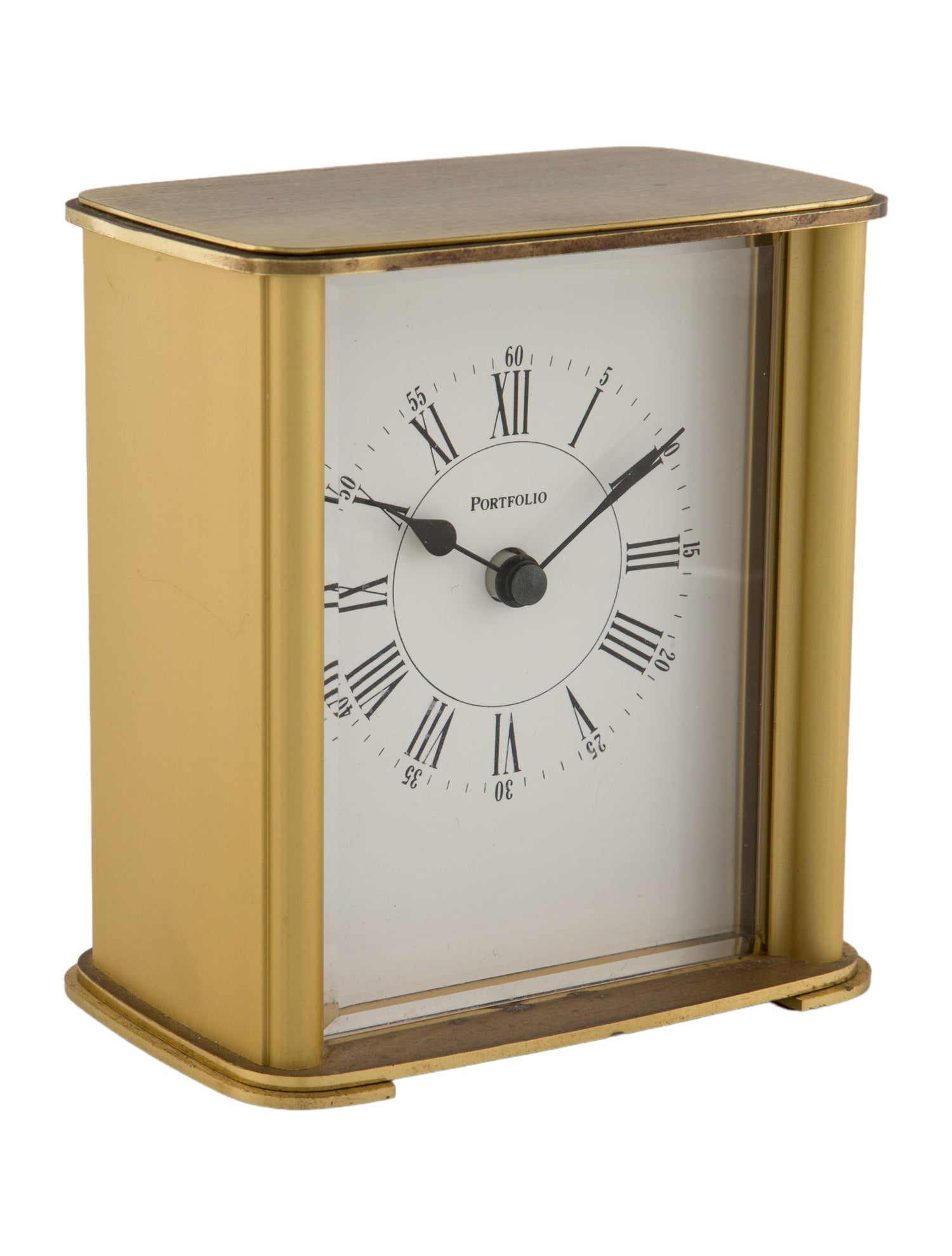Tiffany & Co. Tiffany & Co. Brass Desk Clock