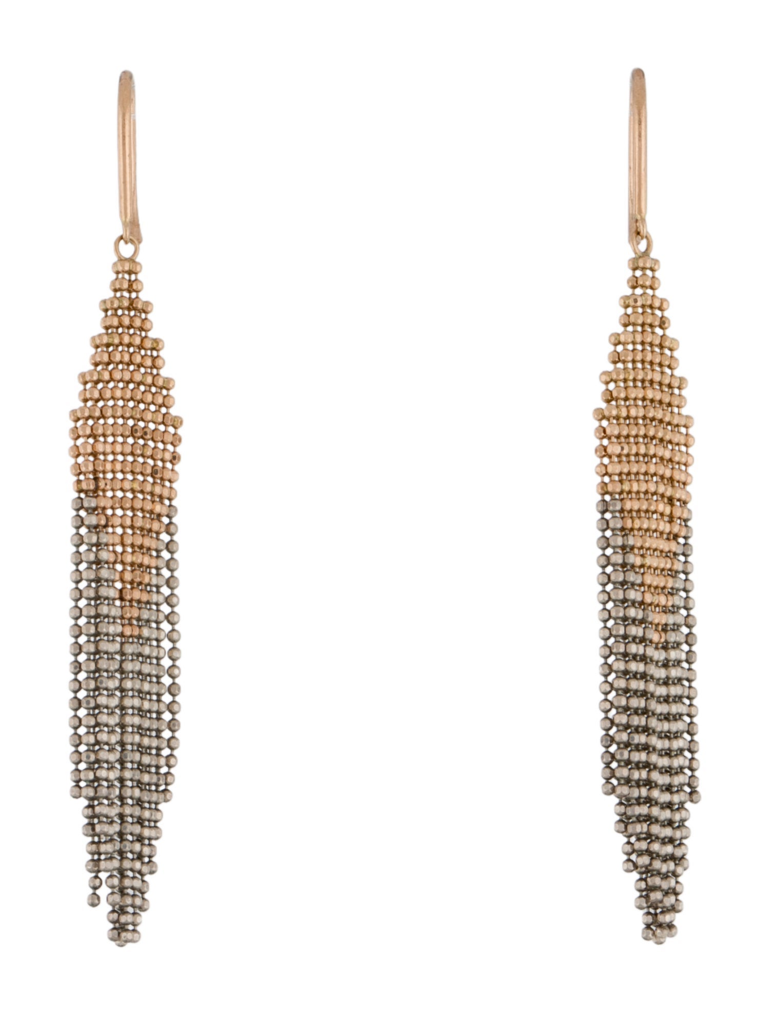 Tiffany & Co. Two-Tone Fringe Earrings