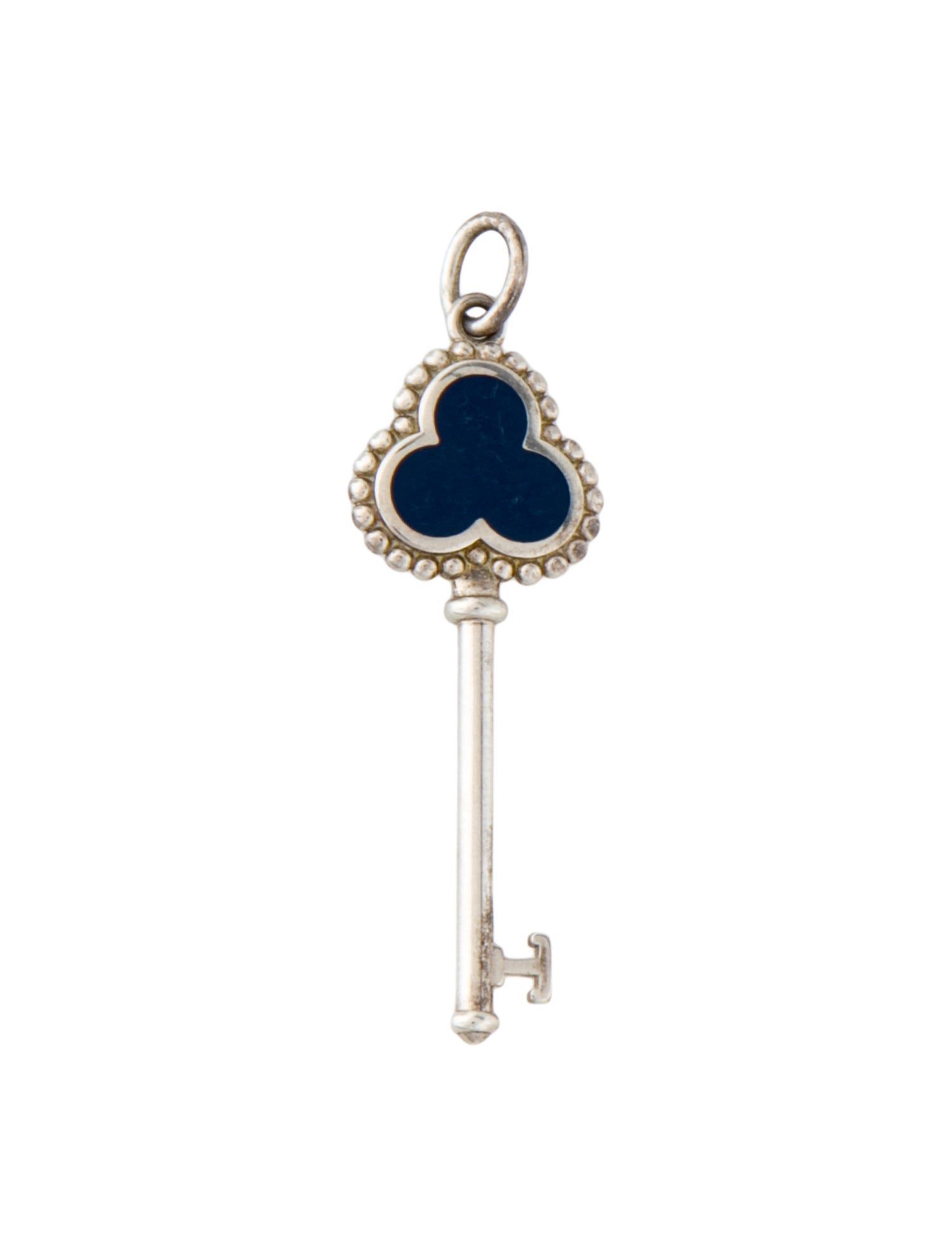 Tiffany & Co. Enamel Trefoil Key Pendant