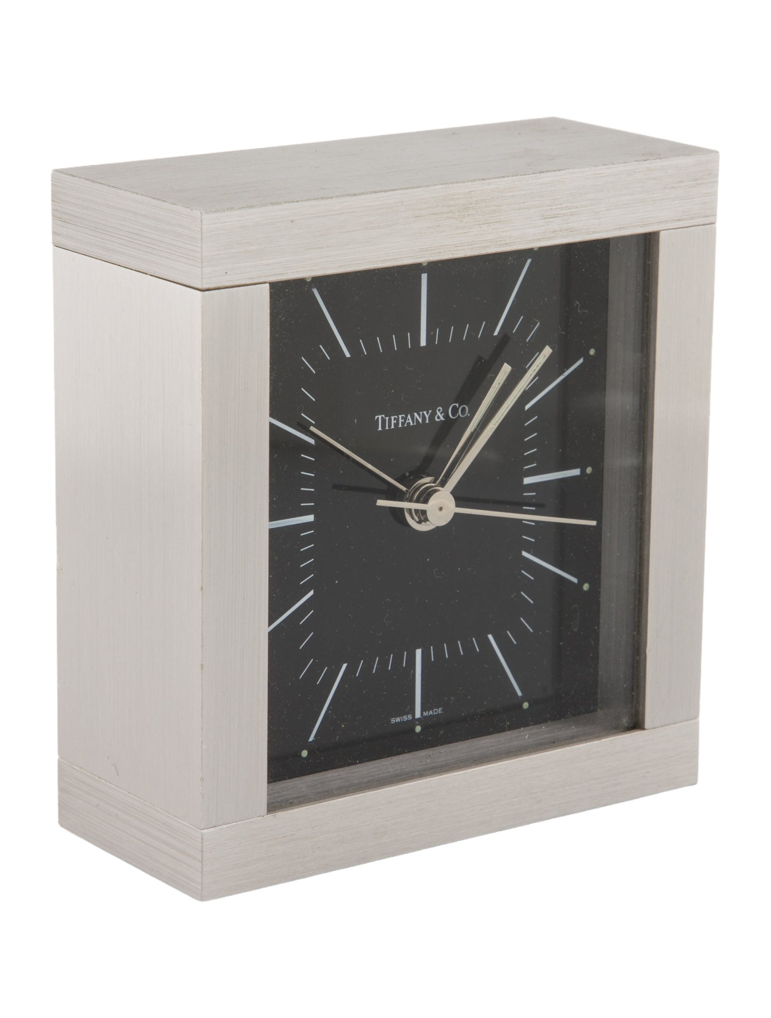 Tiffany & Co. Tiffany & Co. Palladium Square Alarm Clock