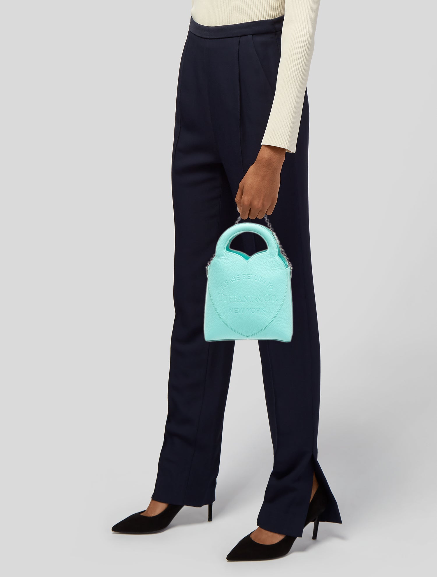 Tiffany & Co. Leather Top Handle Bag