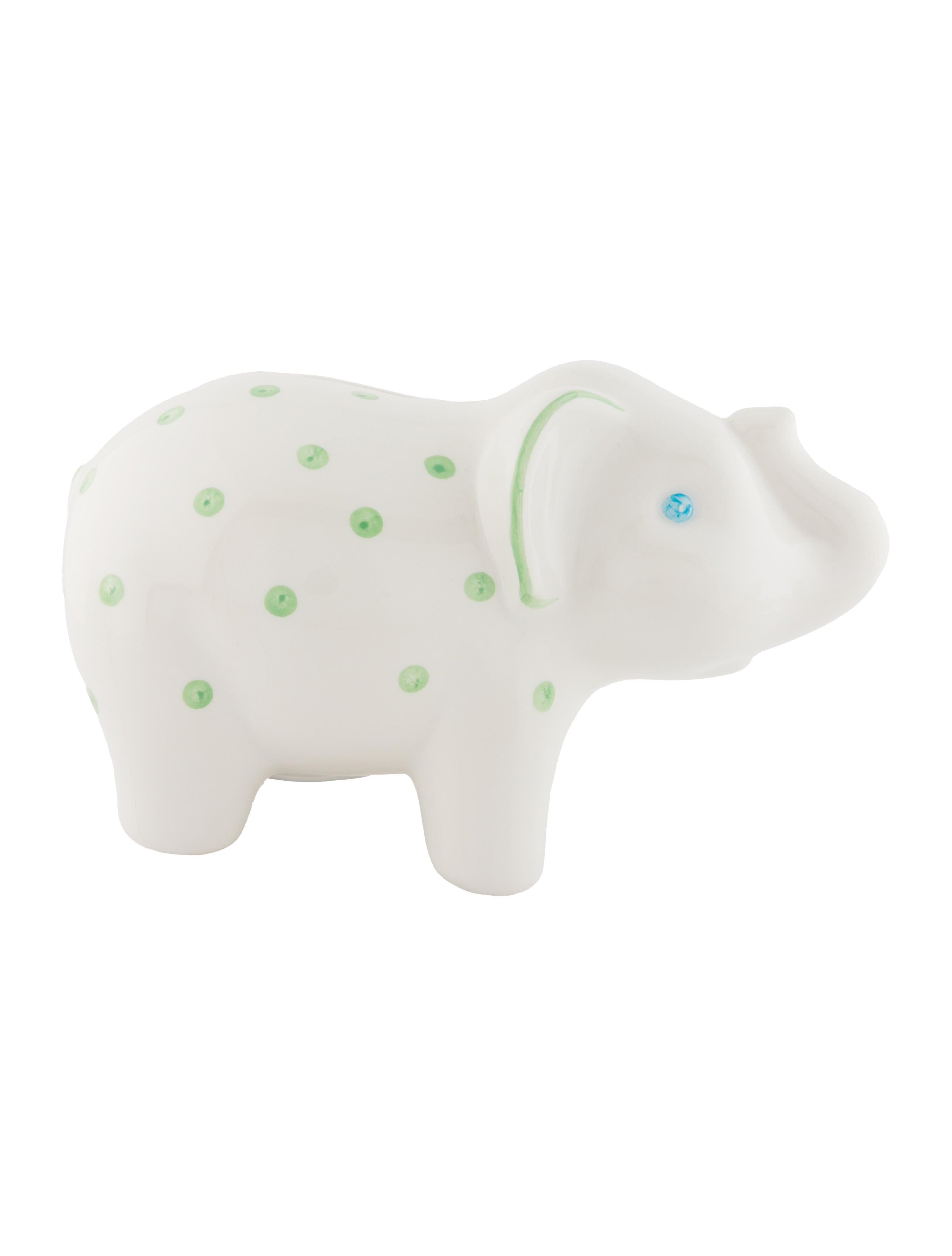 Tiffany & Co. Ceramic Elephant Coin Bank