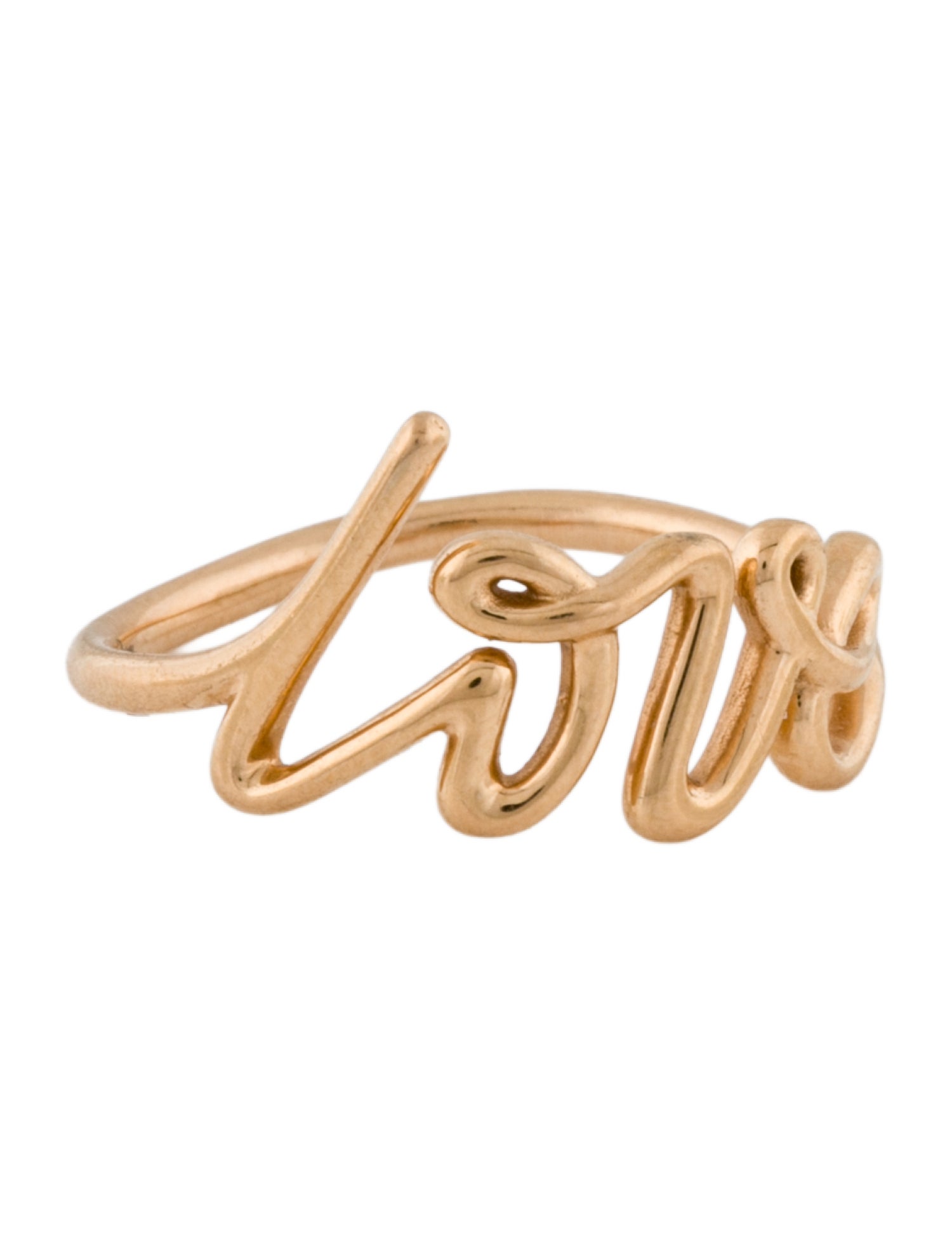 Tiffany & Co. 18K Paloma Graffiti Love Ring