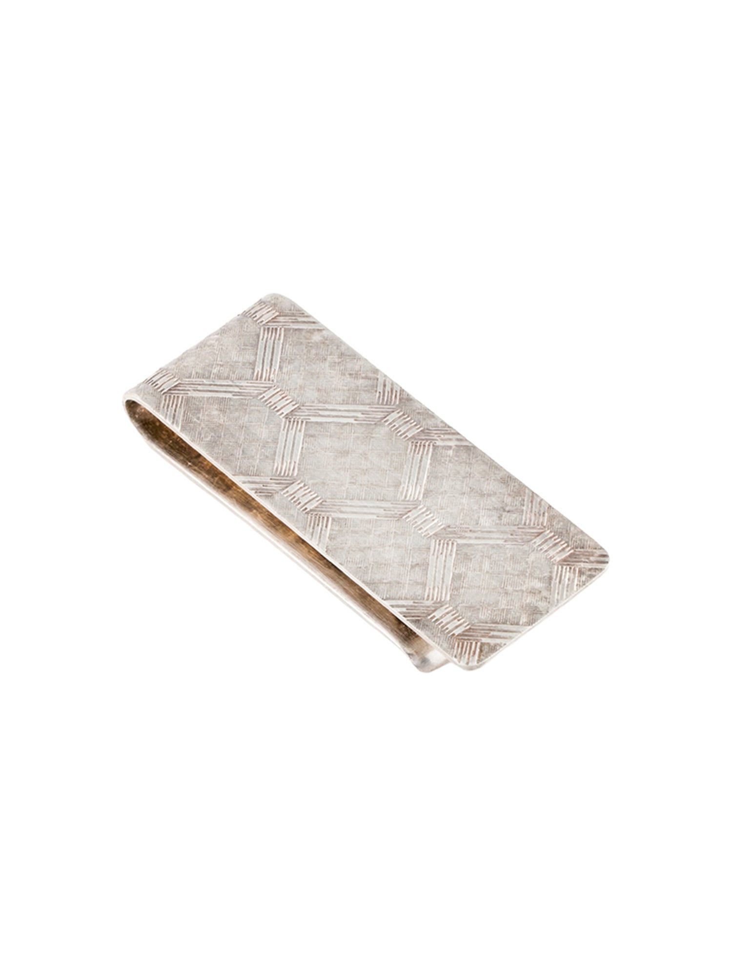 Tiffany & Co. Silver toned-money clip