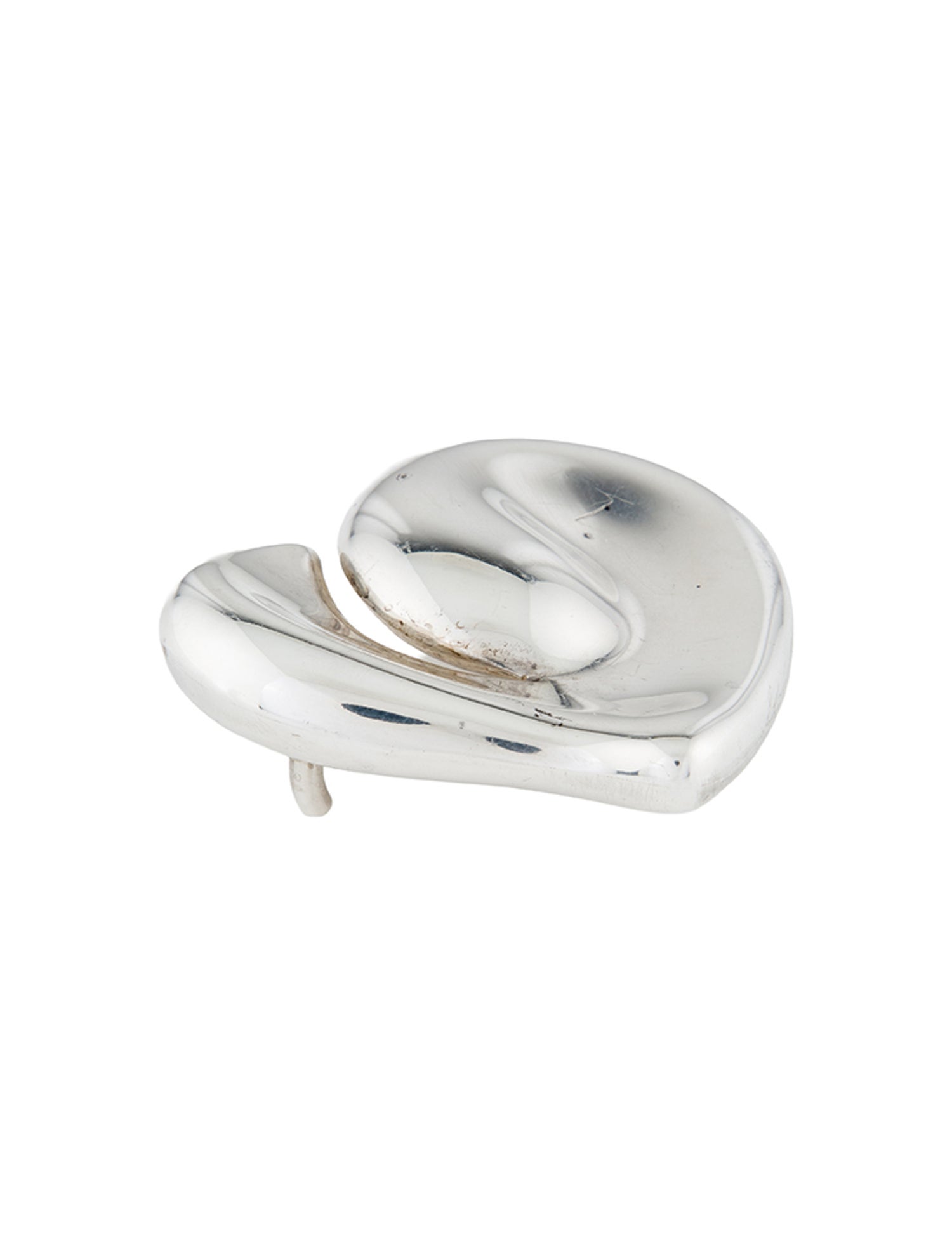 Tiffany & Co. Metal Heart Shaped Buckle