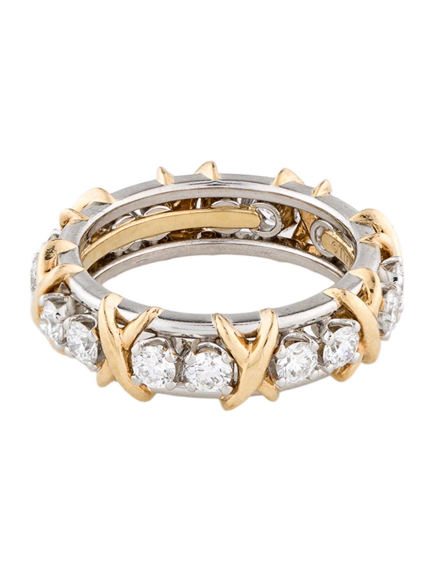 Tiffany & Co. 1.14ctw Diamond Sixteen Stone Ring