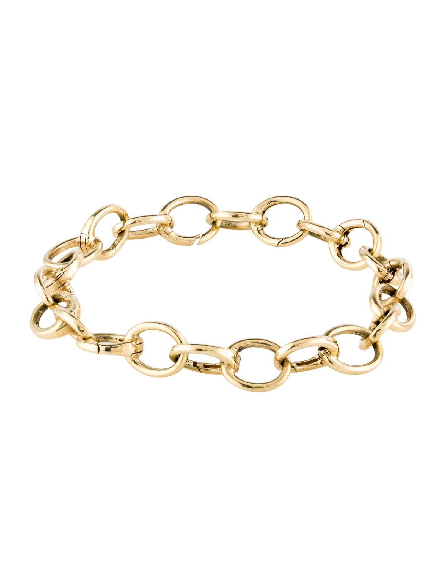Tiffany & Co. 18K Oval Clasping Link Bracelet