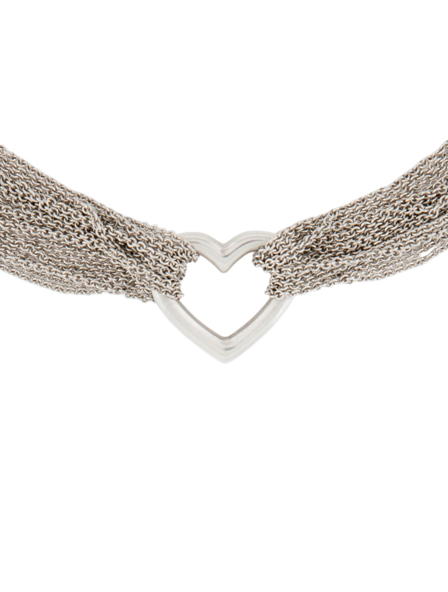 Tiffany & Co. Heart Multistrand Toggle Necklace