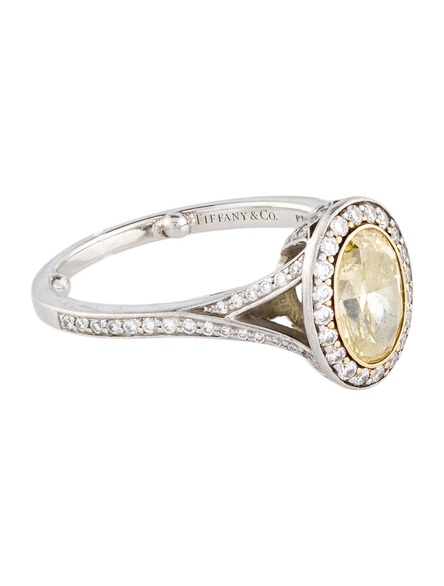 Tiffany & Co. Platinum 1.10ct Diamond Engagement Ring