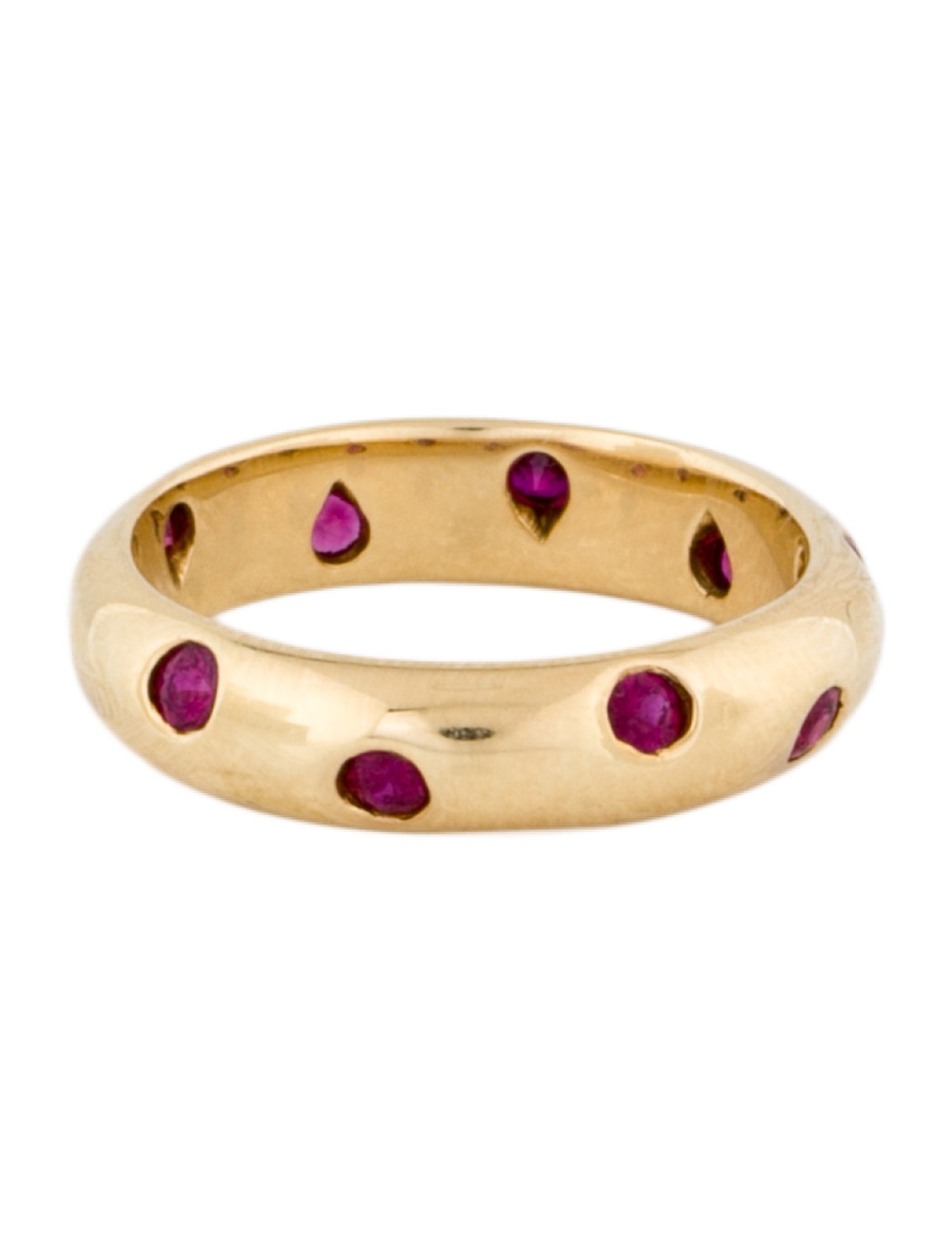 Tiffany & Co. Vintage 18K Ruby Etoile Eternity Band