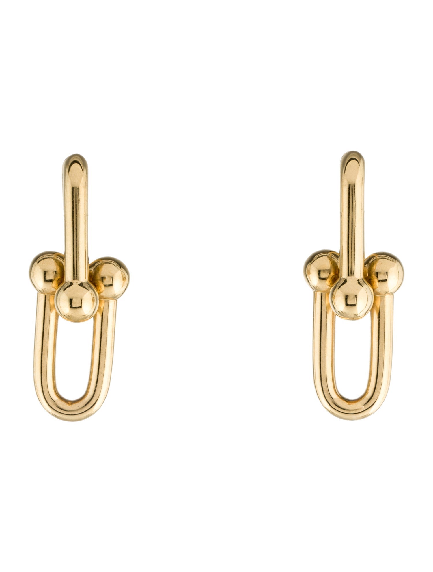 Tiffany & Co. 18K Large Link Earrings