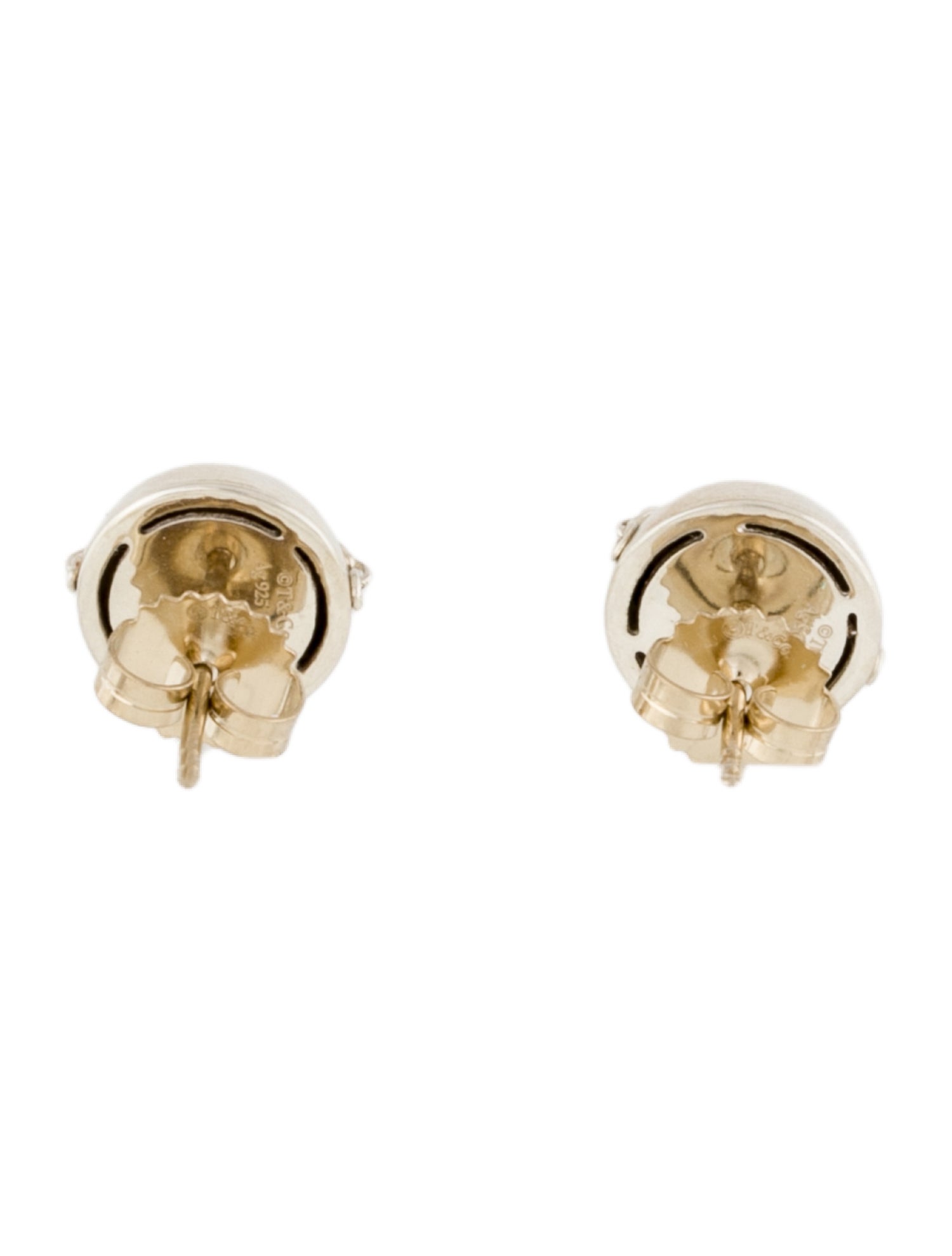 Tiffany & Co. Chain-Link Half-Ball Stud Earrings