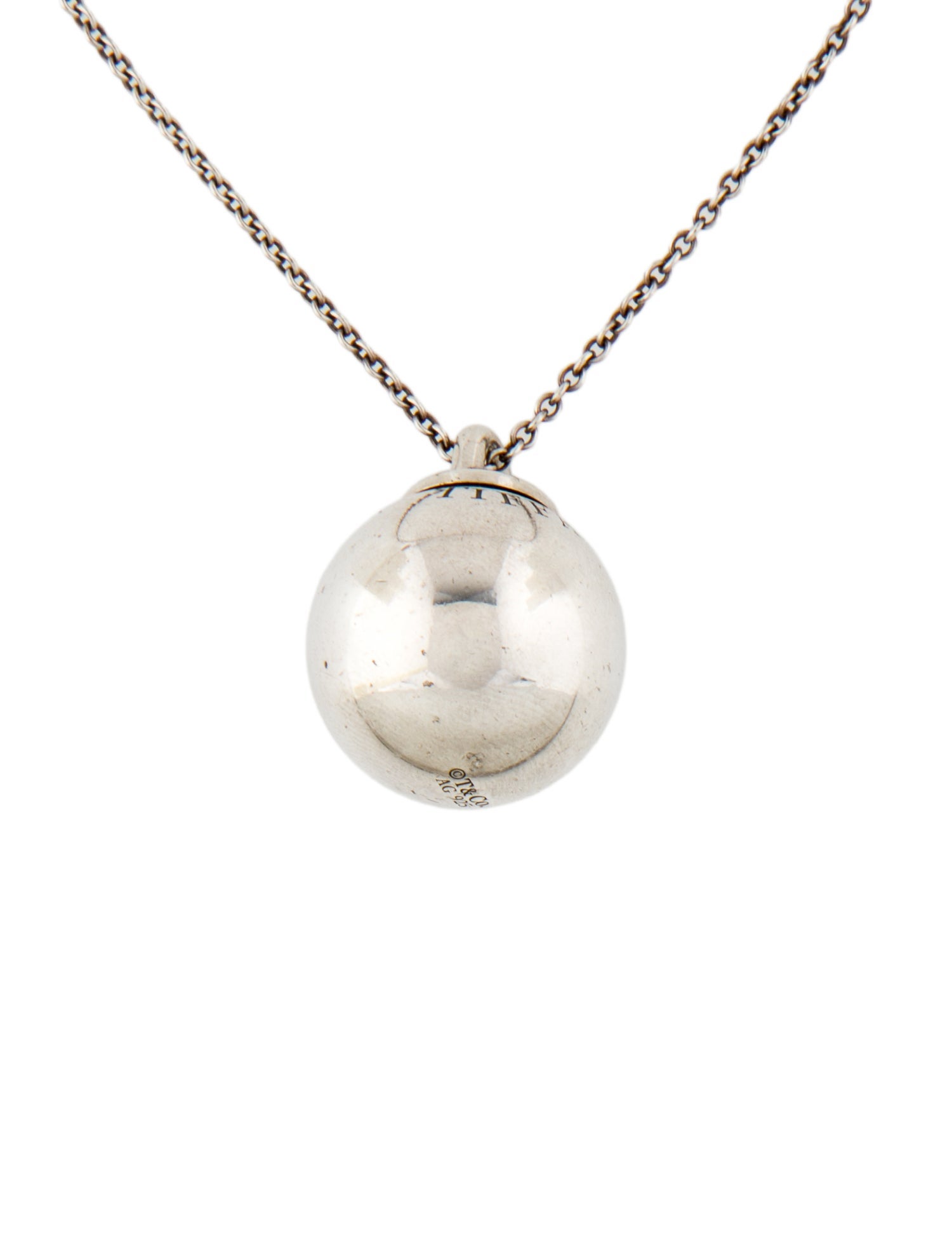 Tiffany & Co. Hardware Large Ball Pendant Necklace