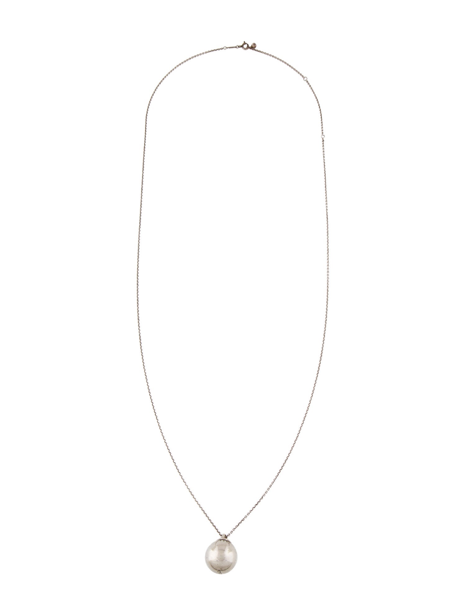 Tiffany & Co. Hardware Large Ball Pendant Necklace