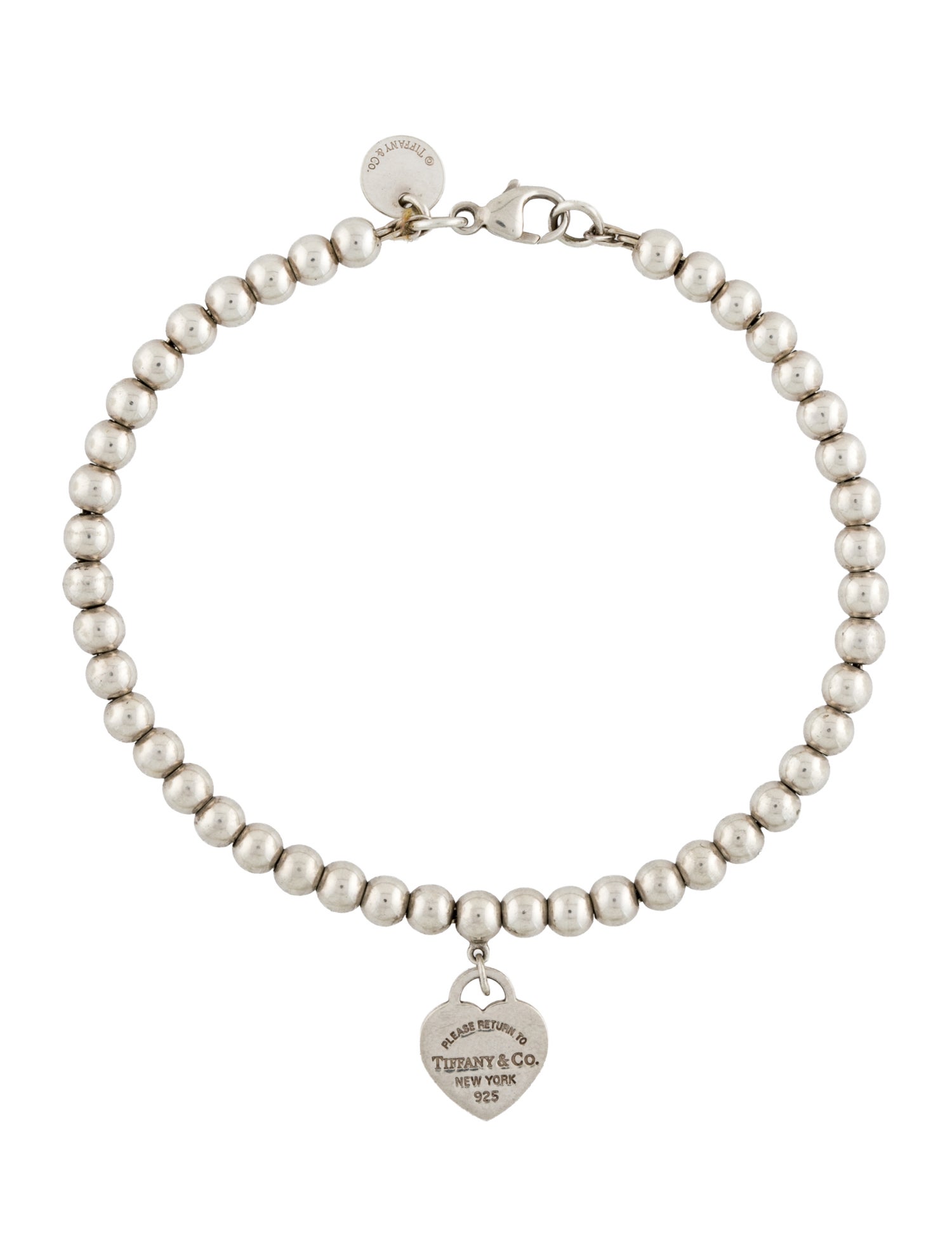 Tiffany & Co. Heart Tag Bead Bracelet