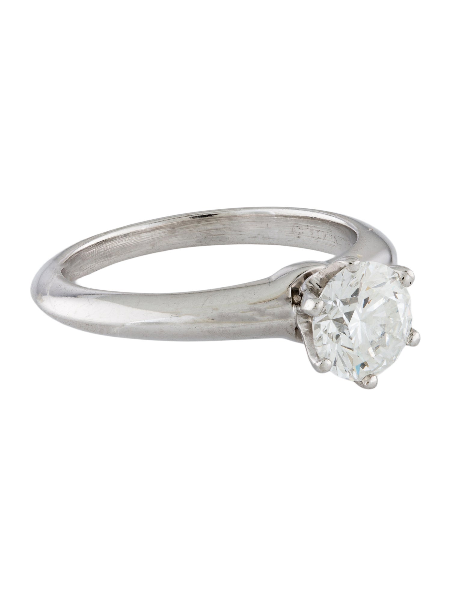 Tiffany & Co. Platinum 1.04ct Diamond Engagement Ring