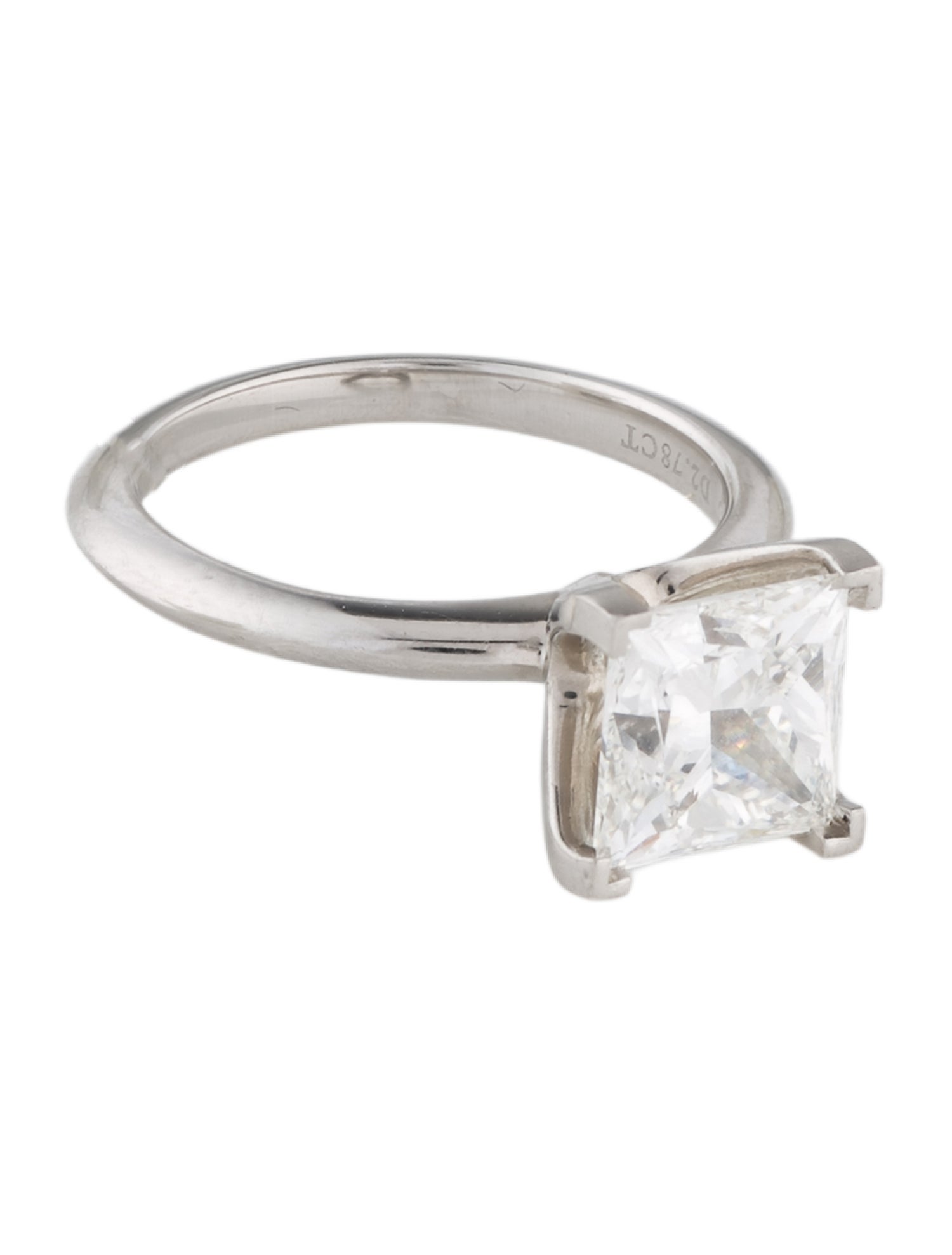 Tiffany & Co. Platinum 2.78ct Diamond Engagement Ring