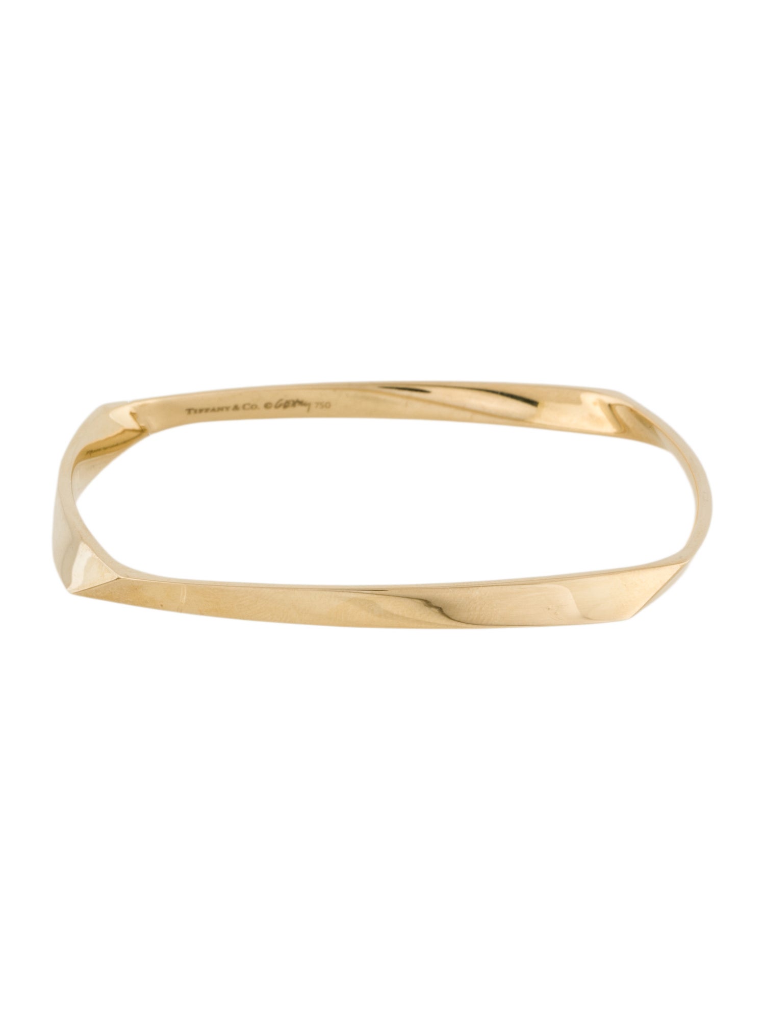 Tiffany & Co. 18K Frank Gehry Torque Bracelet