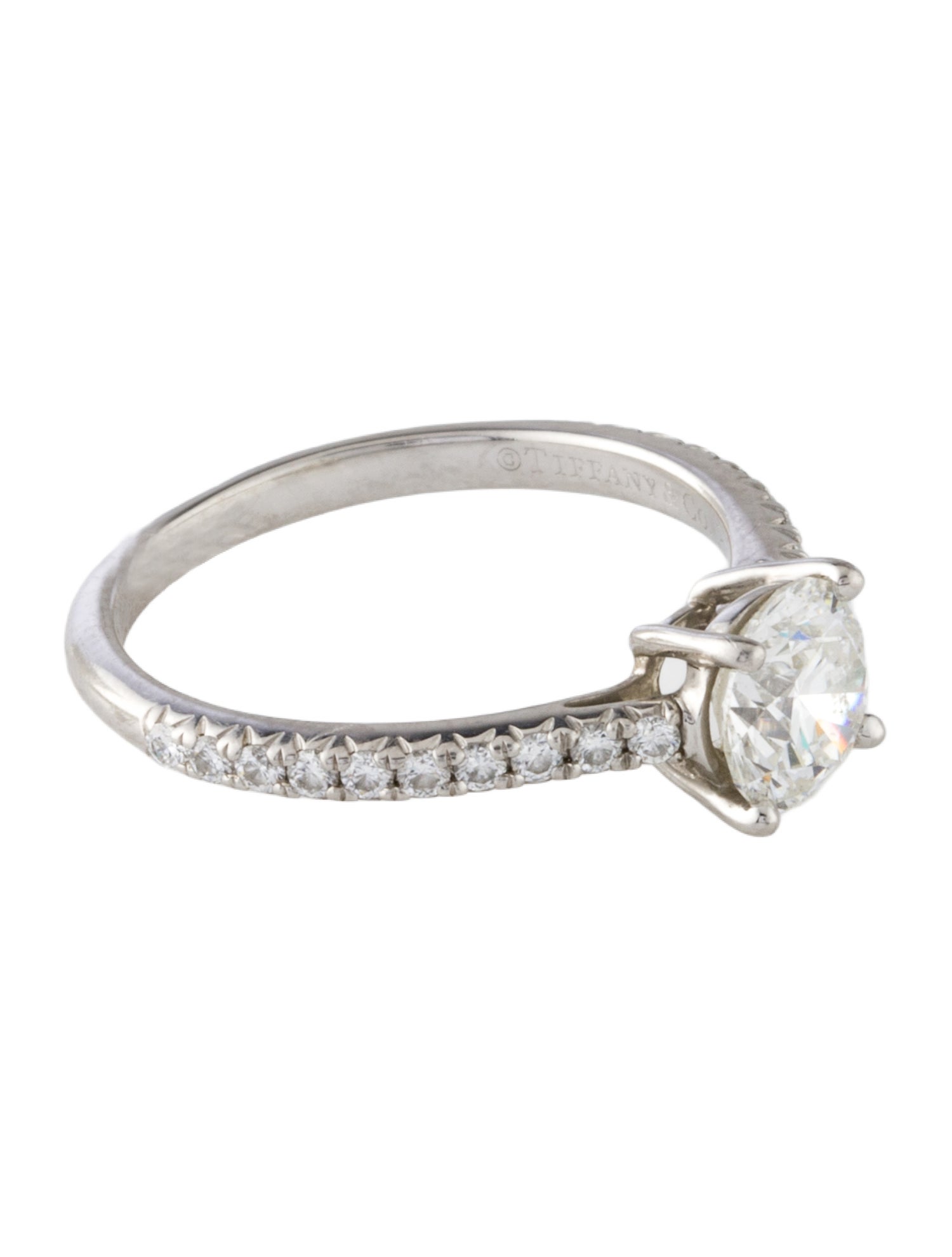 Tiffany & Co. Platinum Diamond Engagement Ring