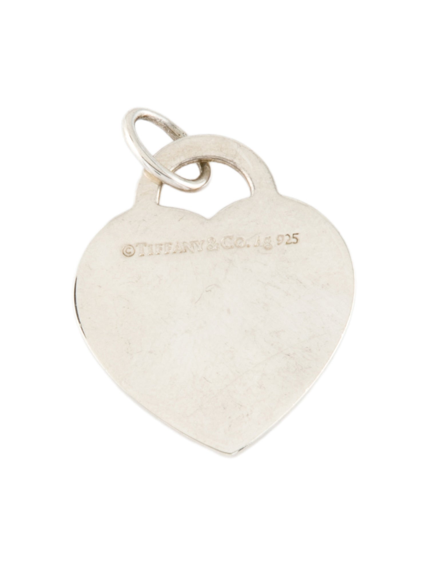 Tiffany & Co. Enamel Heart Tag Pendant