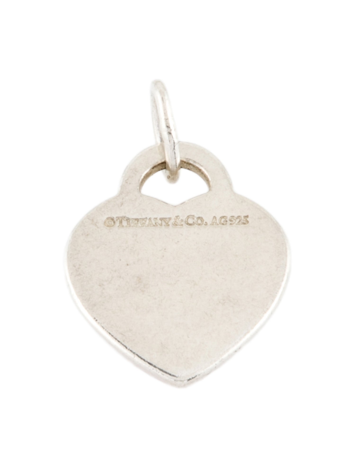 Tiffany & Co. Enamel Color Splash Heart Tag Charm