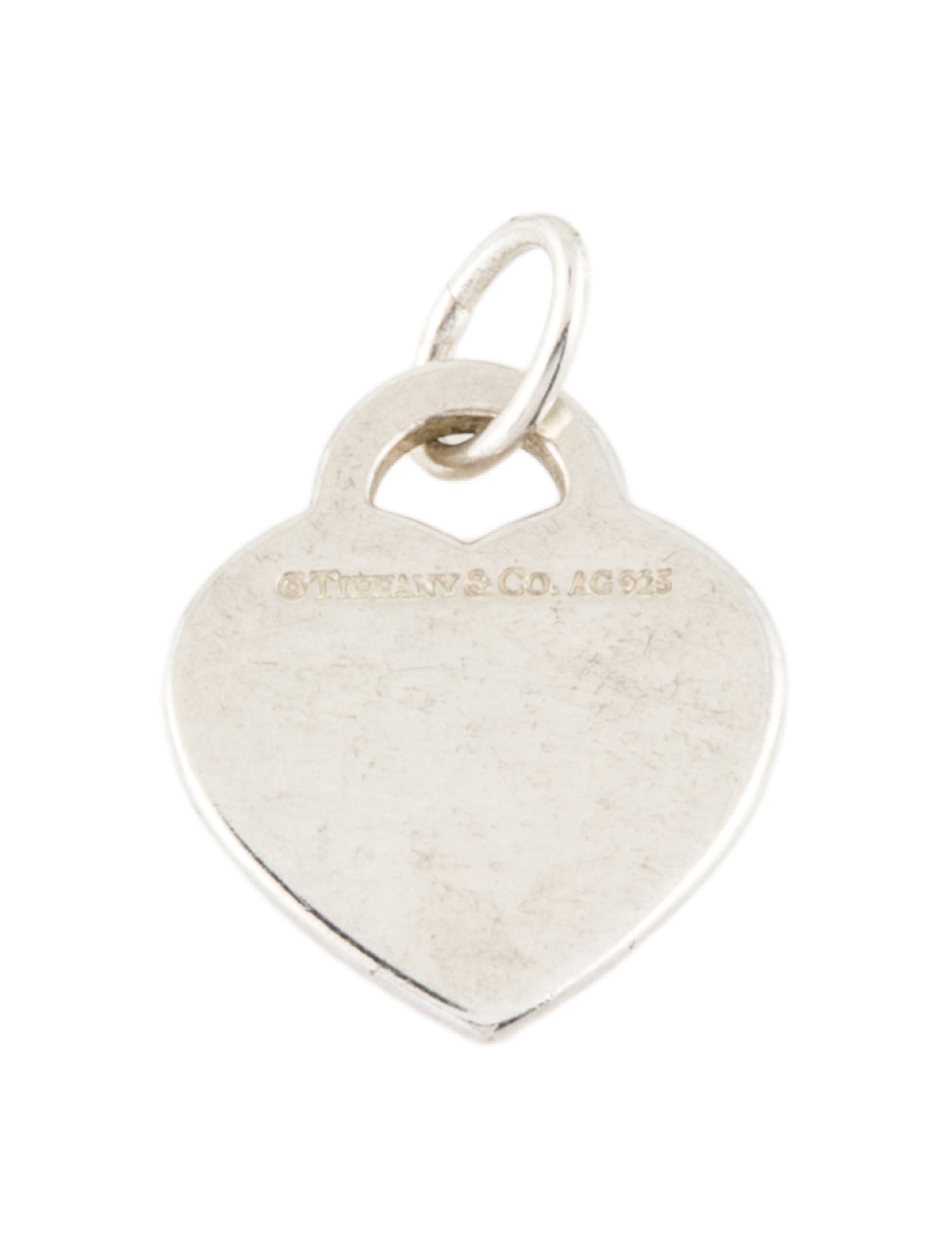 Tiffany & Co. Enamel Color Splash Heart Tag Charm