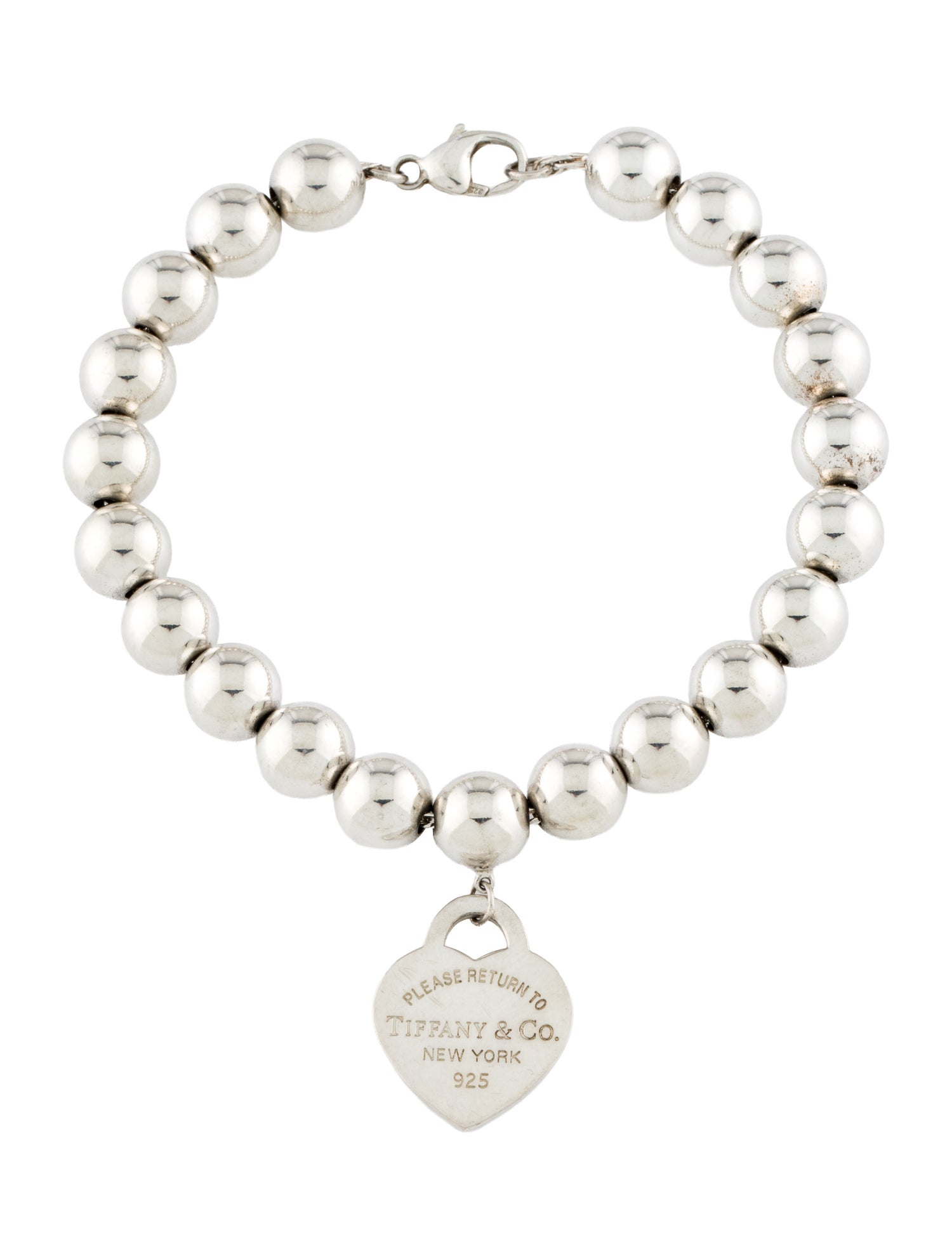 Tiffany & Co. Heart Tag Bead Bracelet