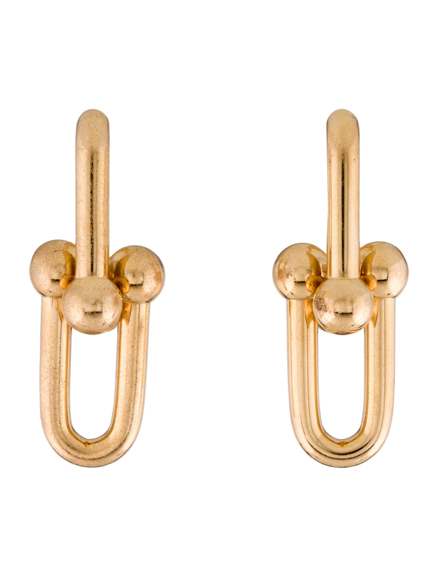 Tiffany & Co. 18K Large Link Earrings