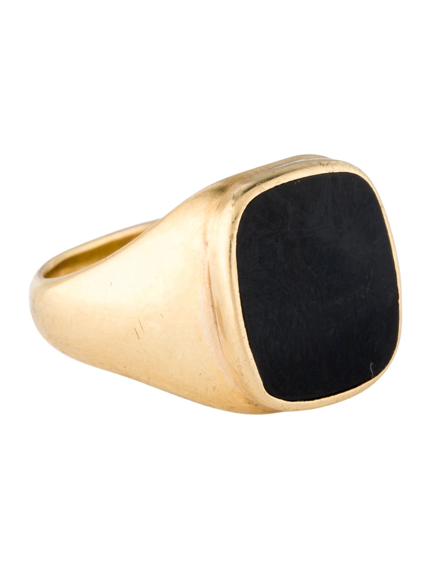 Tiffany & Co. VIntage 18K Onyx Signet Ring