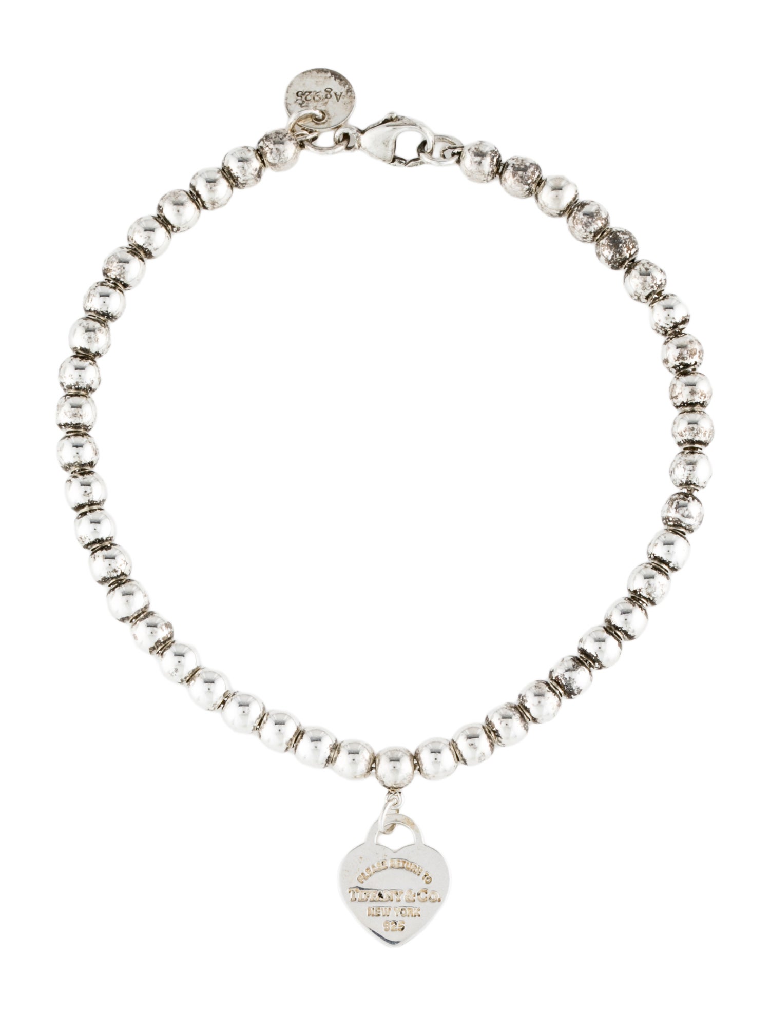 Tiffany & Co. Heart Tag Bead Bracelet
