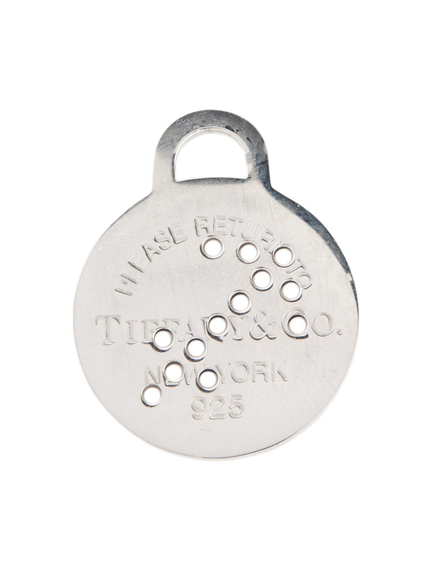 Tiffany & Co. Large Zodiac Sagittarius Round Tag Pendant