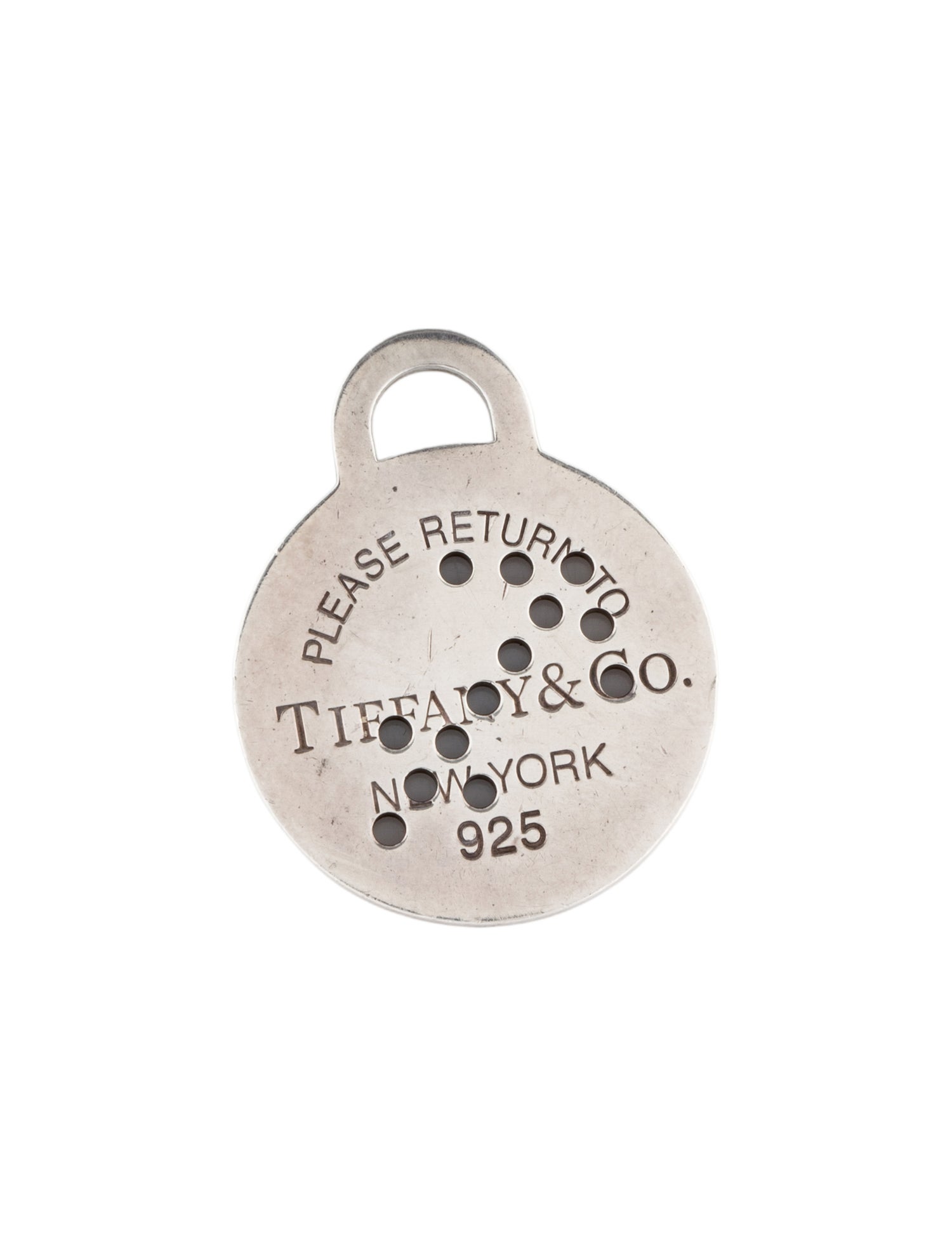 Tiffany & Co. Large Zodiac Sagittarius Round Tag Charm