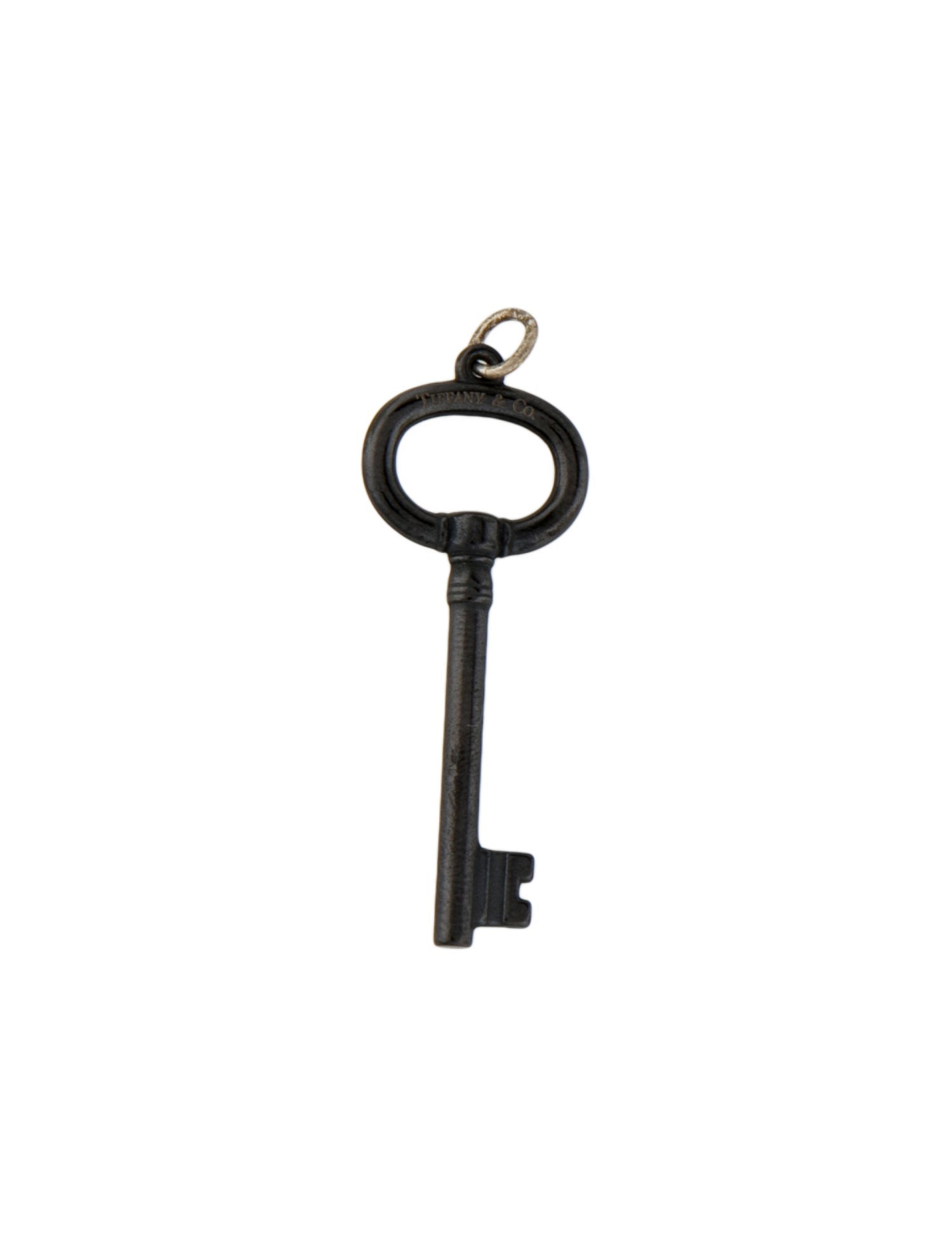 Tiffany & Co. Titanium Oval Key