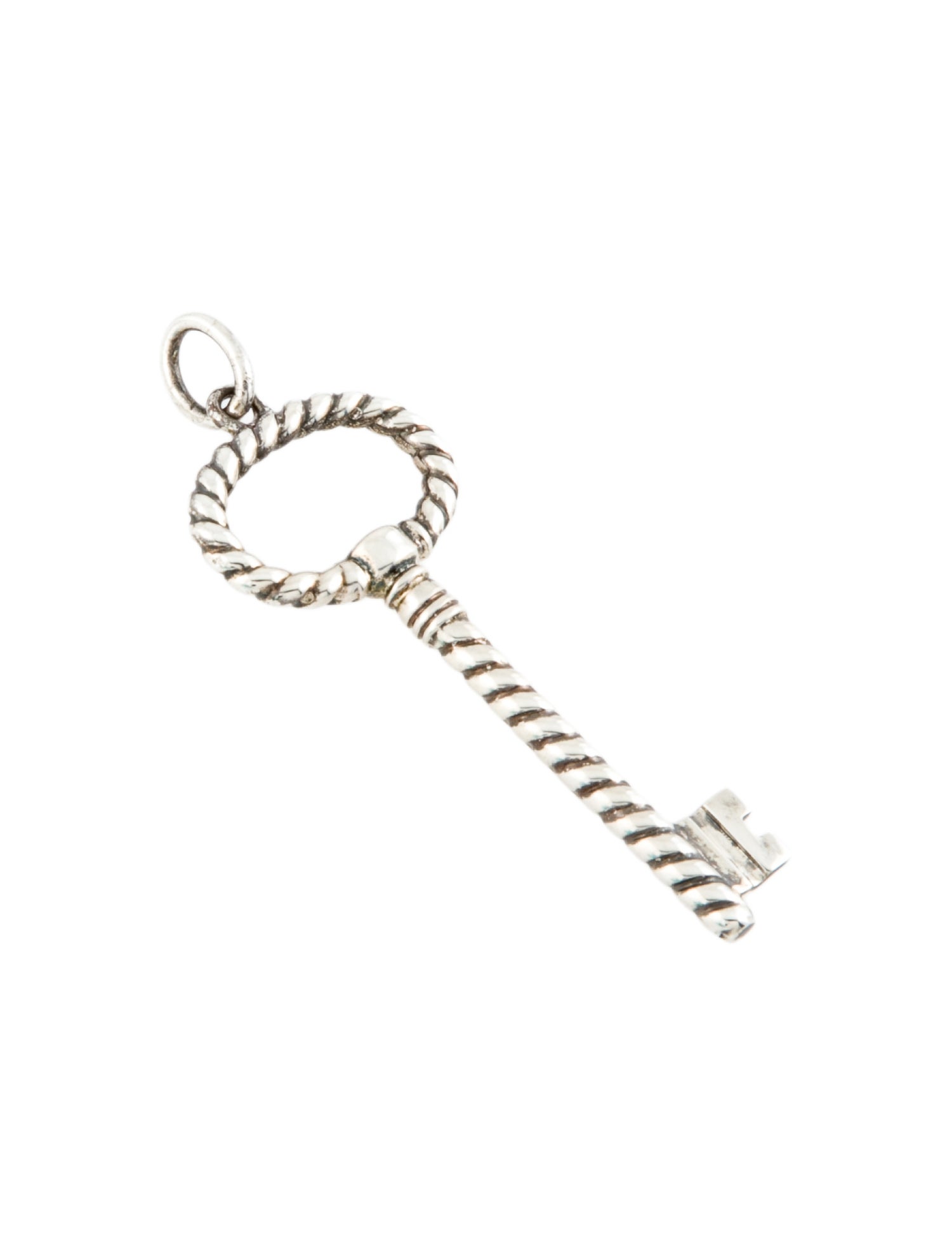 Tiffany & Co. Twist Oval Key Pendant
