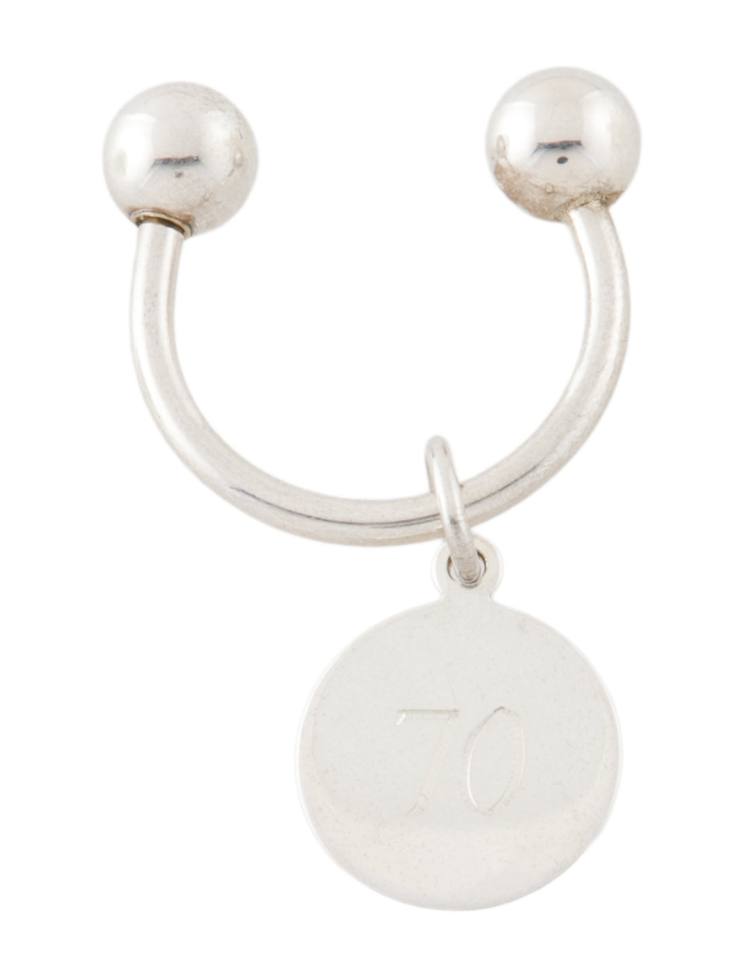 Tiffany & Co. Sterling Silver Keychain
