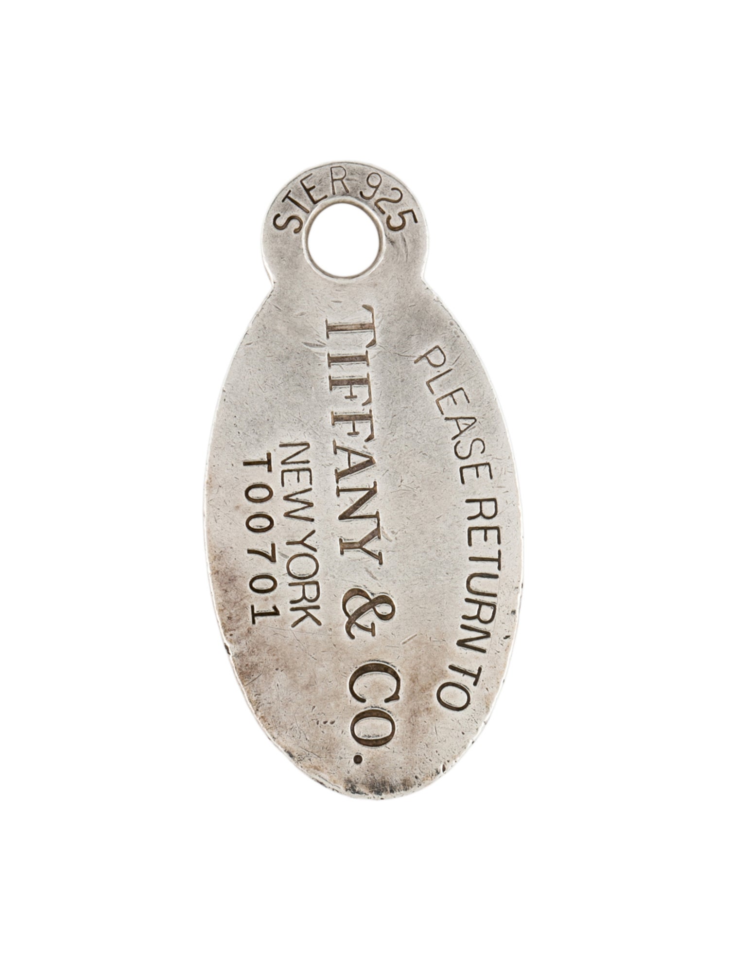 Tiffany & Co. Oval Tag Charm
