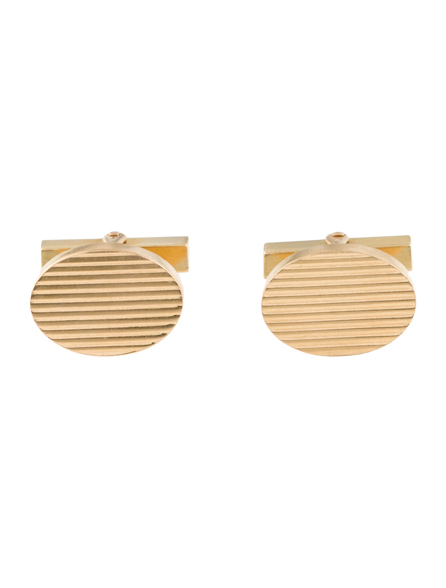 Tiffany & Co. Vintage 14K Oval Cufflinks