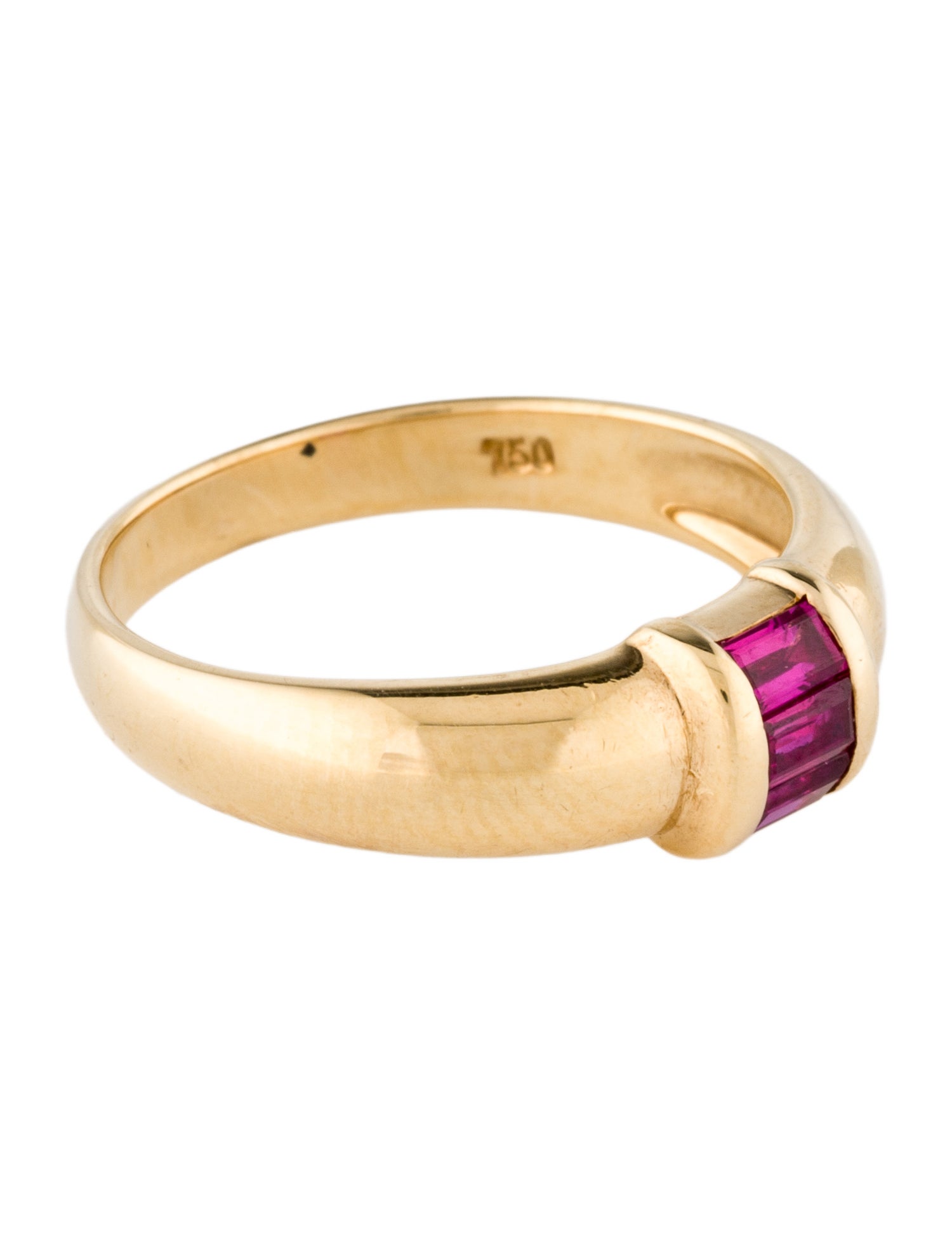 Tiffany & Co. Vintage 18K Ruby Band Ring