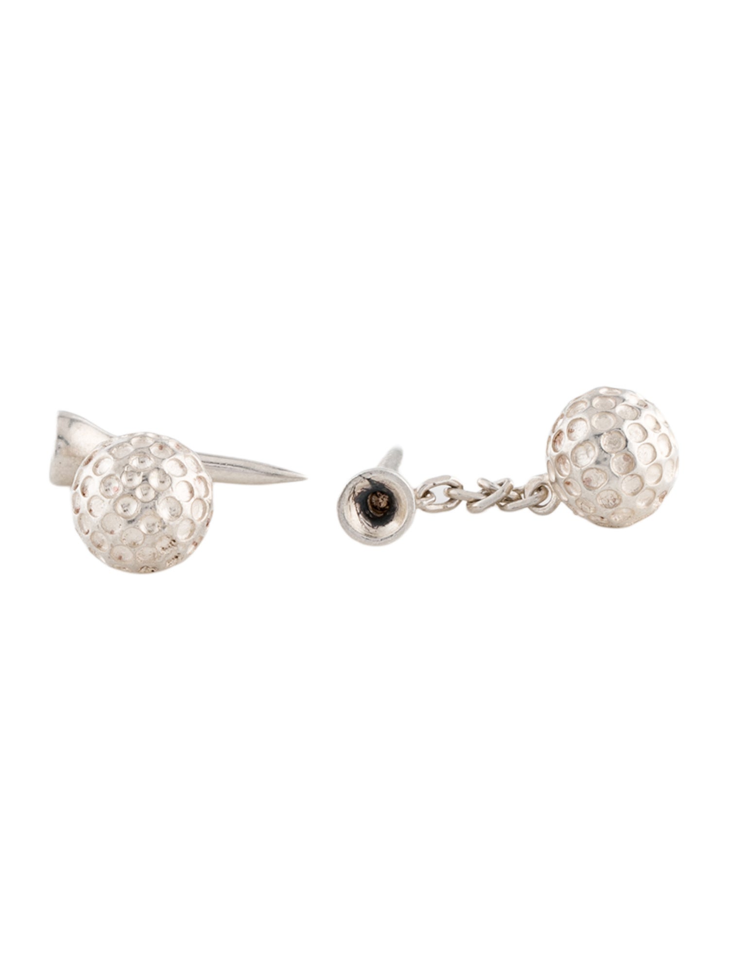 Tiffany & Co. Vintage Golf Tee Pin Cufflinks