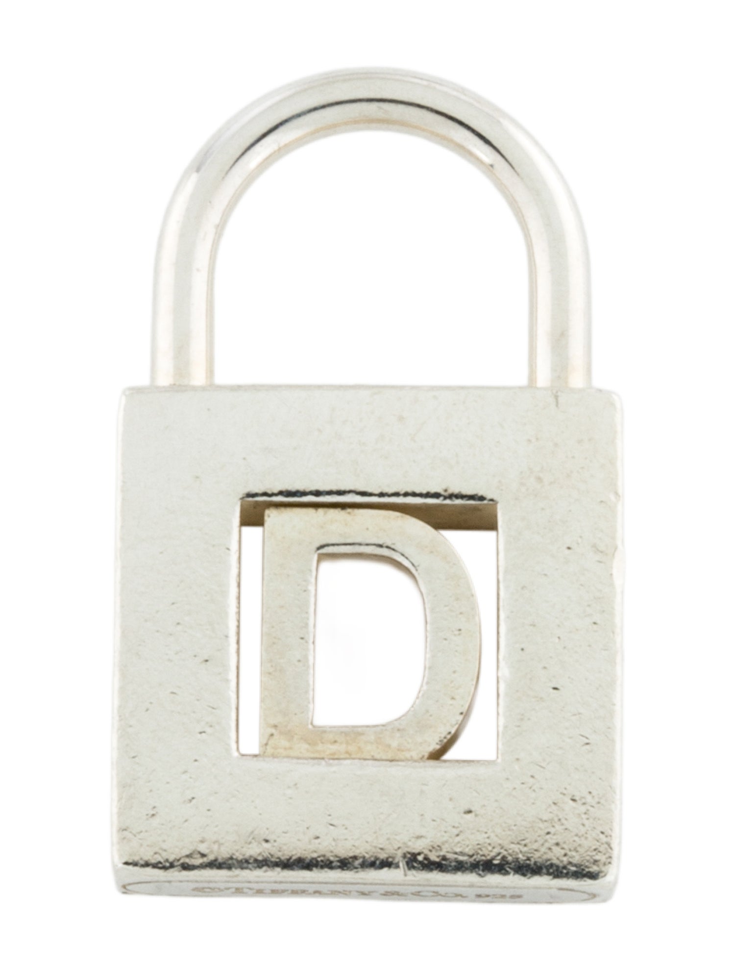 Tiffany & Co. Letter 'D' Lock Charm