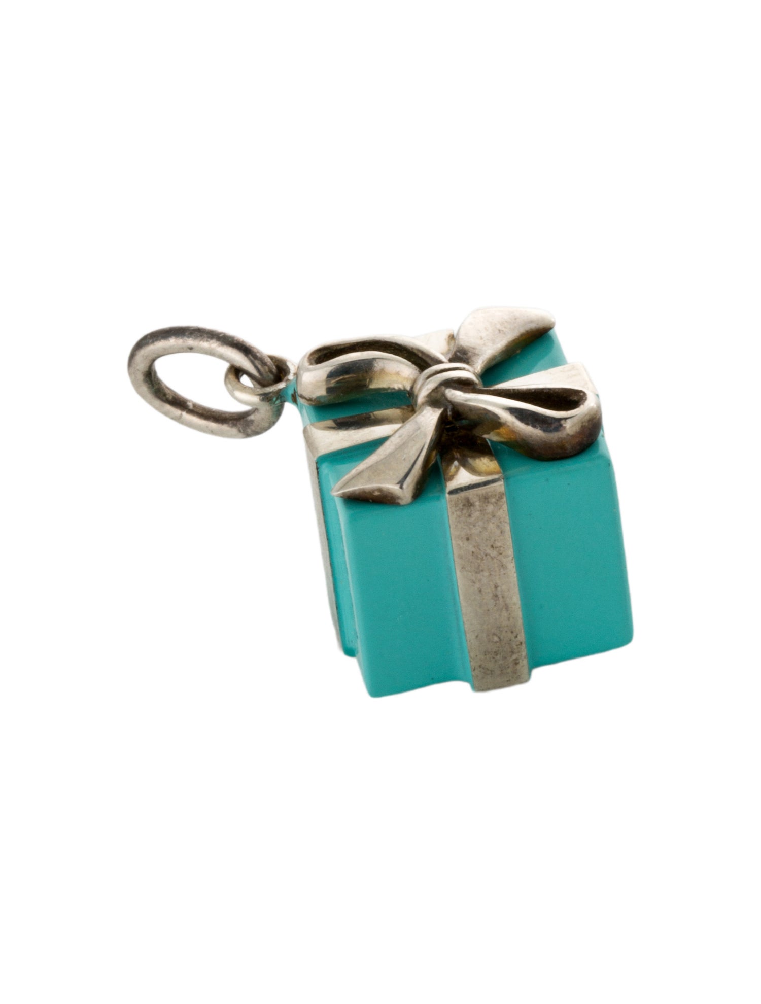 Tiffany & Co. Enamel Gift Box Charm