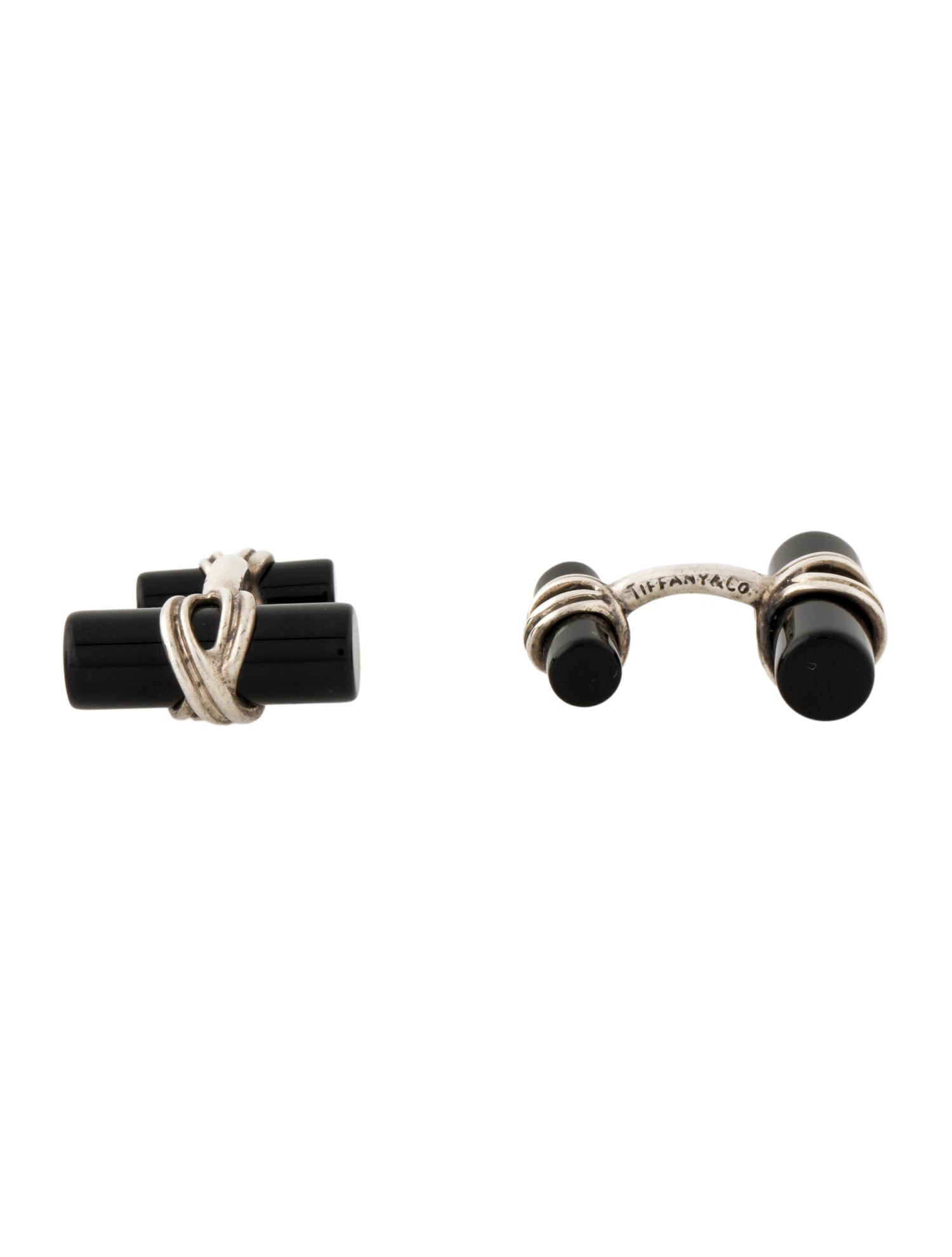 Tiffany & Co. Vintage Onyx Cufflinks